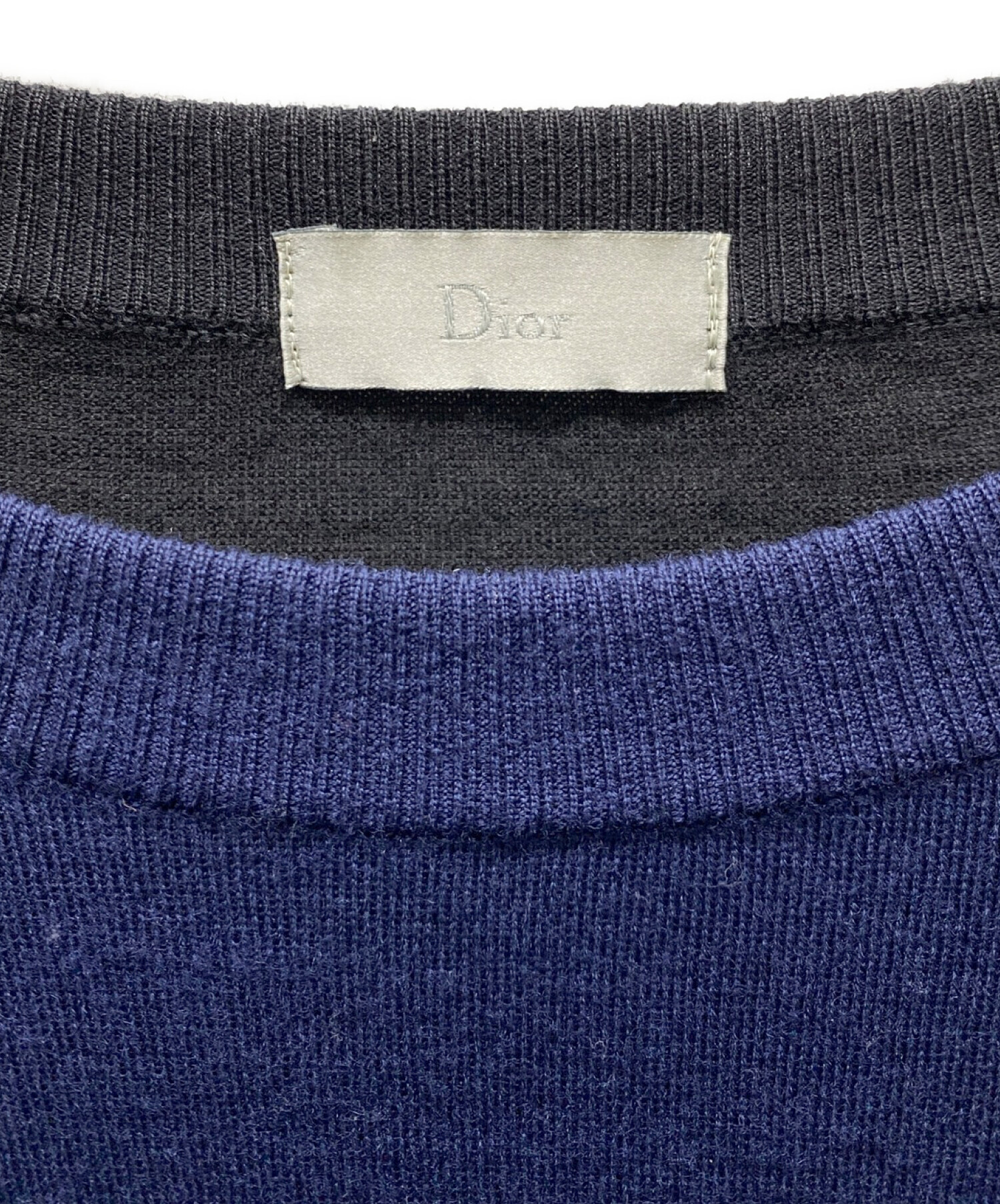 中古・古着通販】Dior Homme (ディオール オム) Bee刺繍ステッチニット