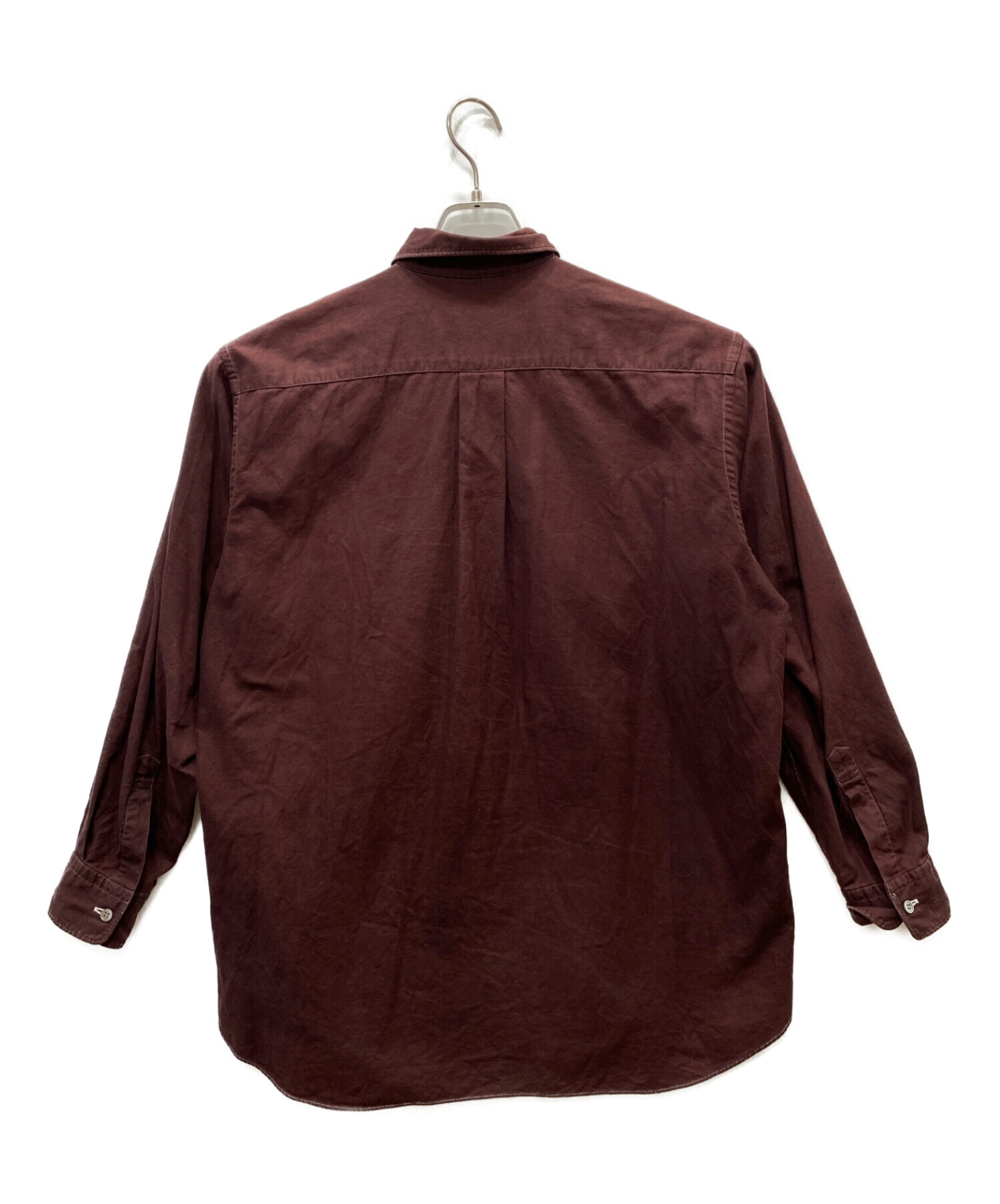 COMME des GARCONS HOMME (コムデギャルソン オム) 製品染めパネルシャツ ブラウン サイズ:表記なし