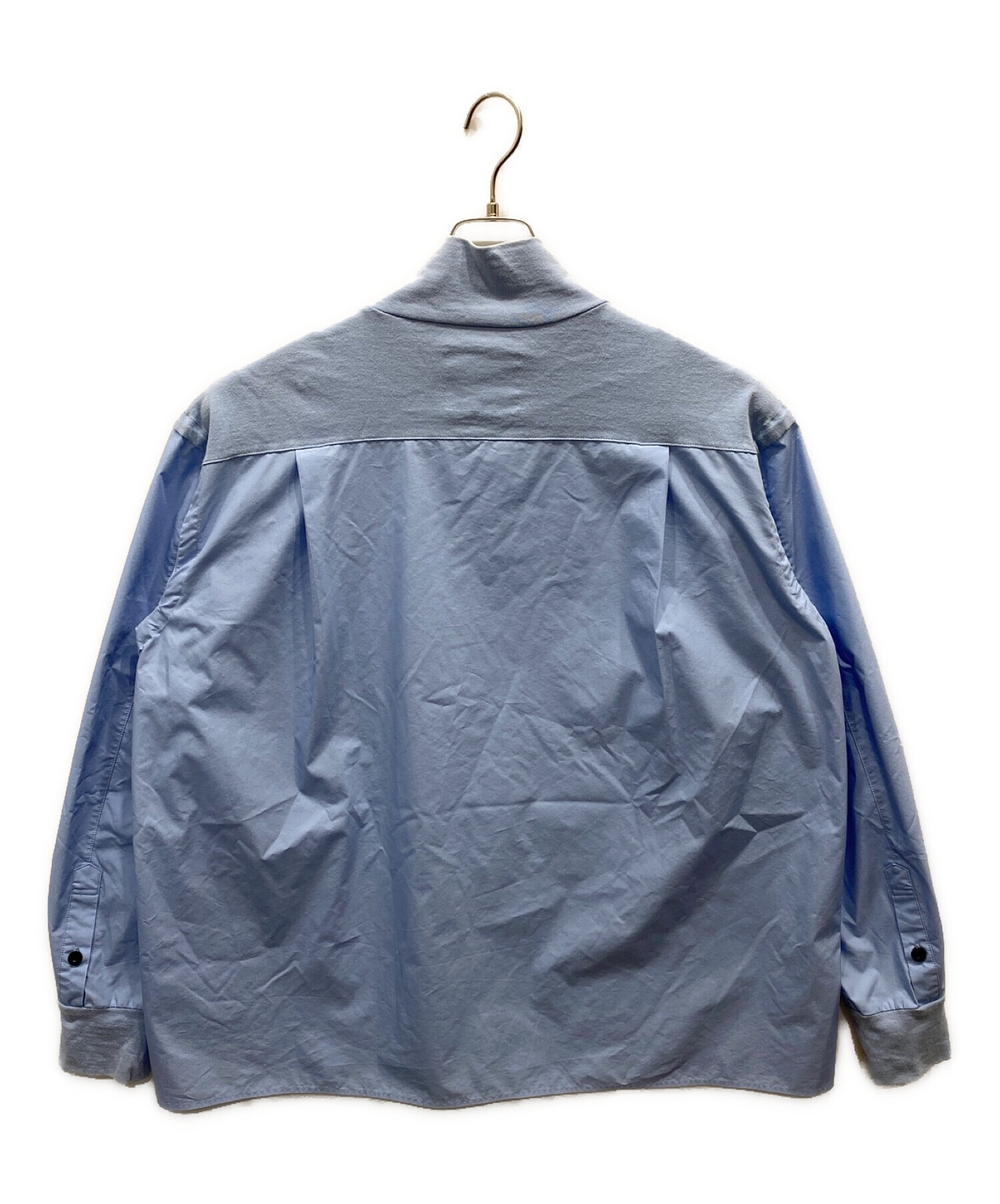 中古・古着通販】sacai (サカイ) 長袖シャツ ブルー サイズ:SIZE 2 SACAI シャツ