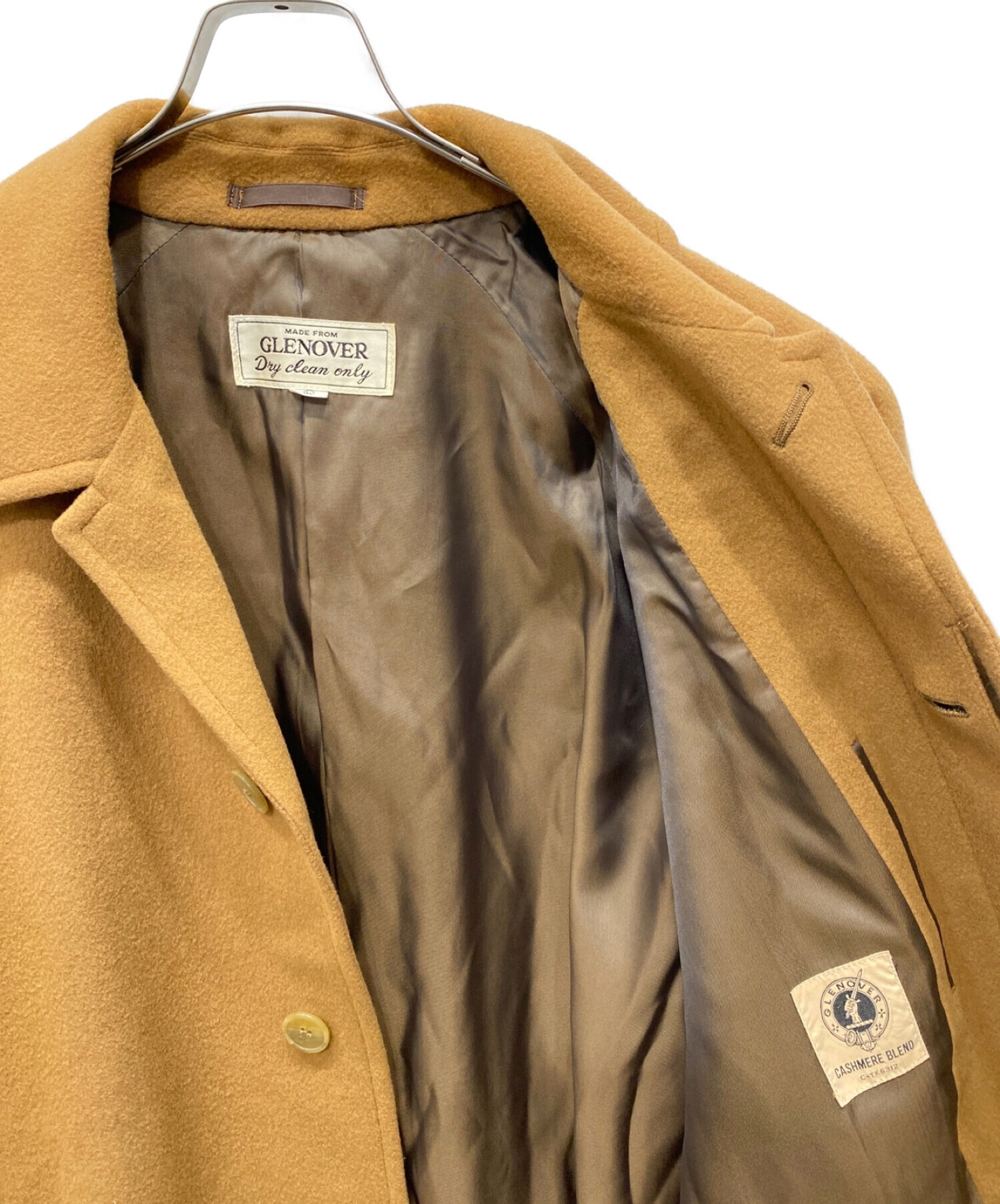 中古・古着通販】GLENOVER (グレンオーバー) カシミヤ混コート  