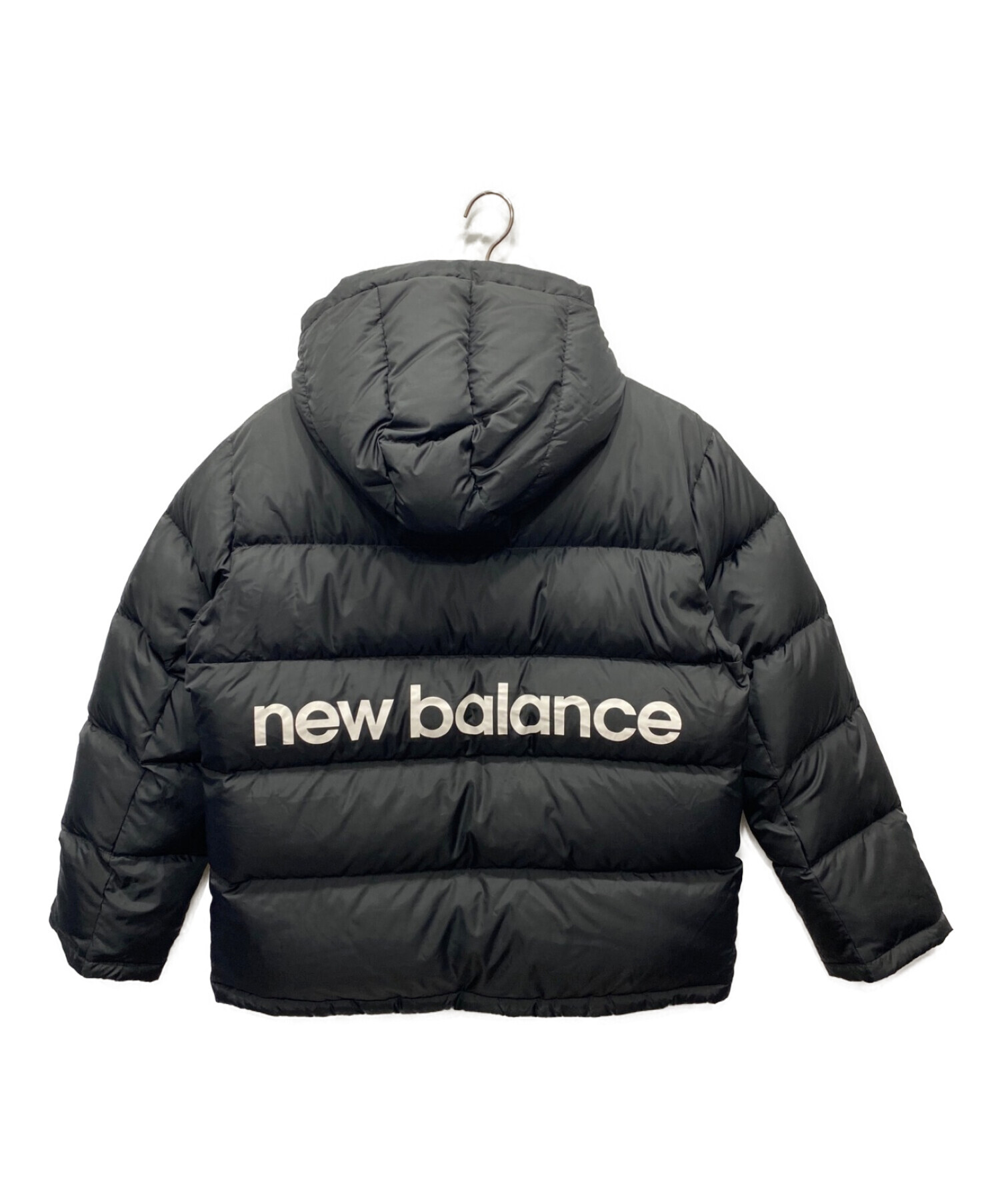 NEW BALANCE (ニューバランス) ダウンジャケット ブラック サイズ:L