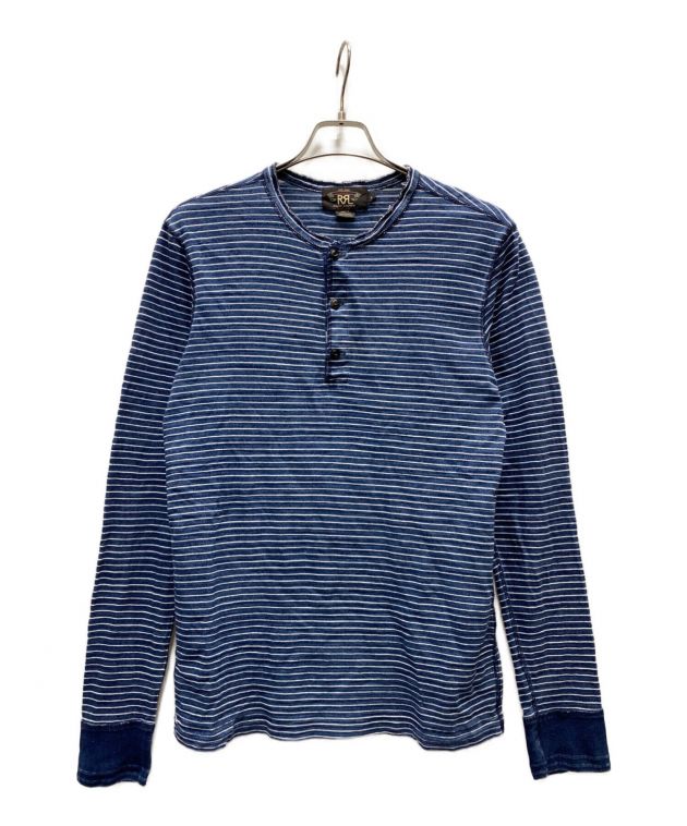 中古・古着通販】RRL (ダブルアールエル) インディゴヘンリーネック 