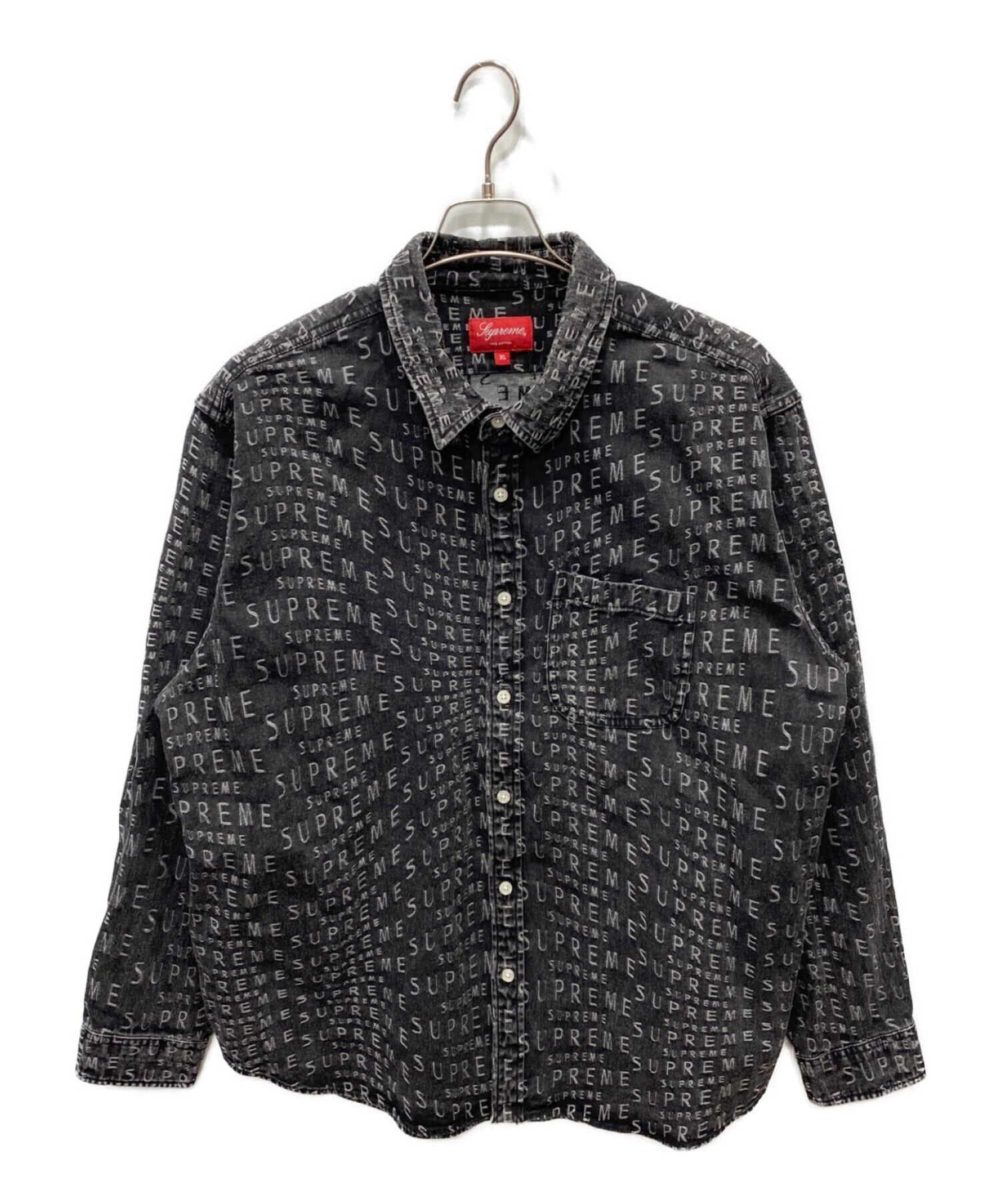 中古・古着通販】SUPREME (シュプリーム) Warp Jacquard Logos Denim  