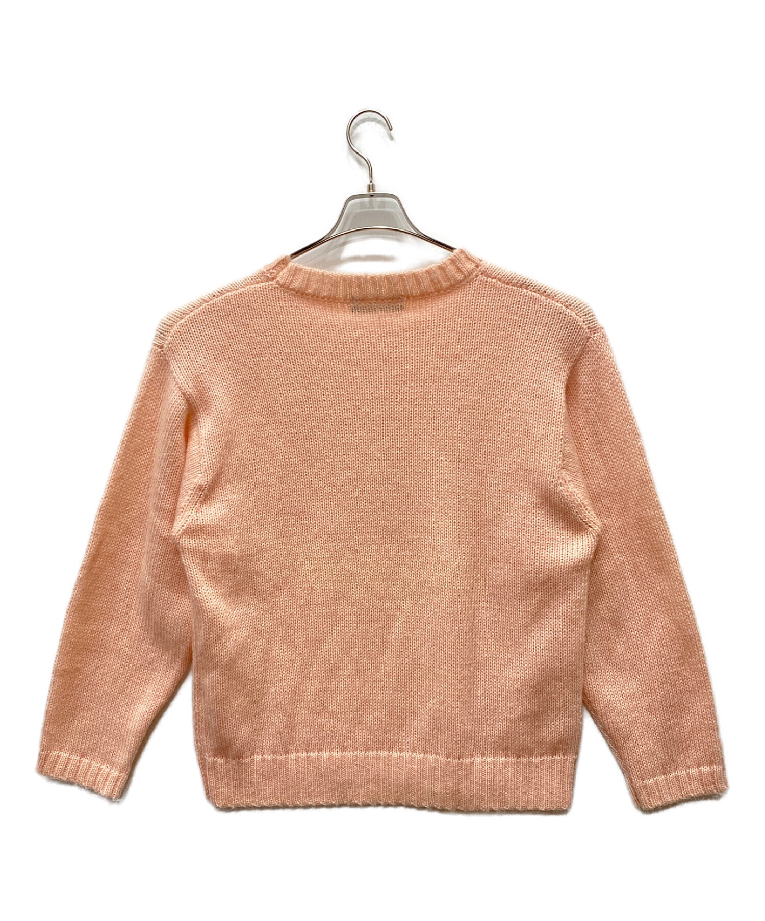 中古・古着通販】UNUSED (アンユーズド) 3G crew neck knit ピンク 
