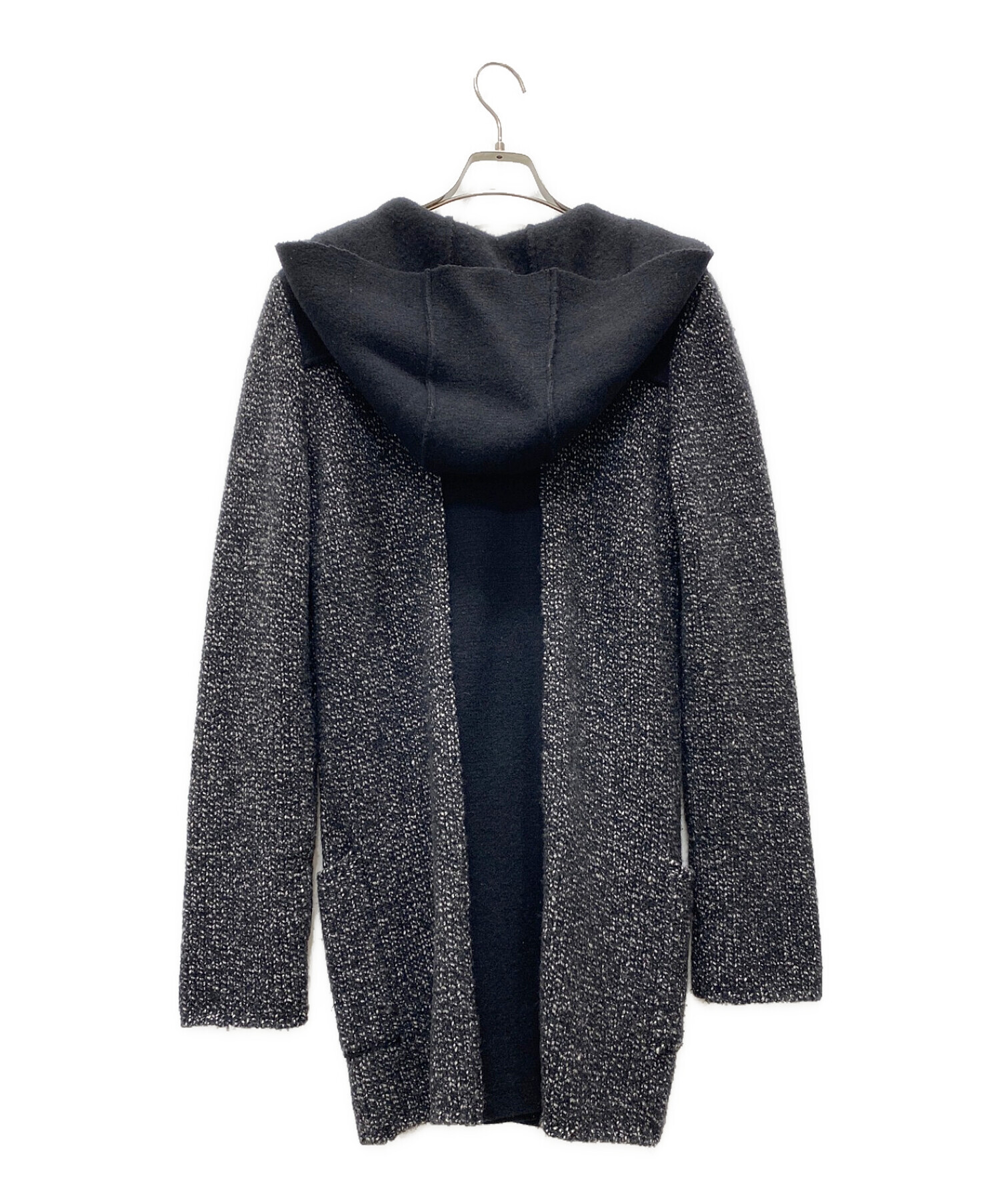 中古・古着通販】FOXEY (フォクシー) カシミヤニットコート ブラック 