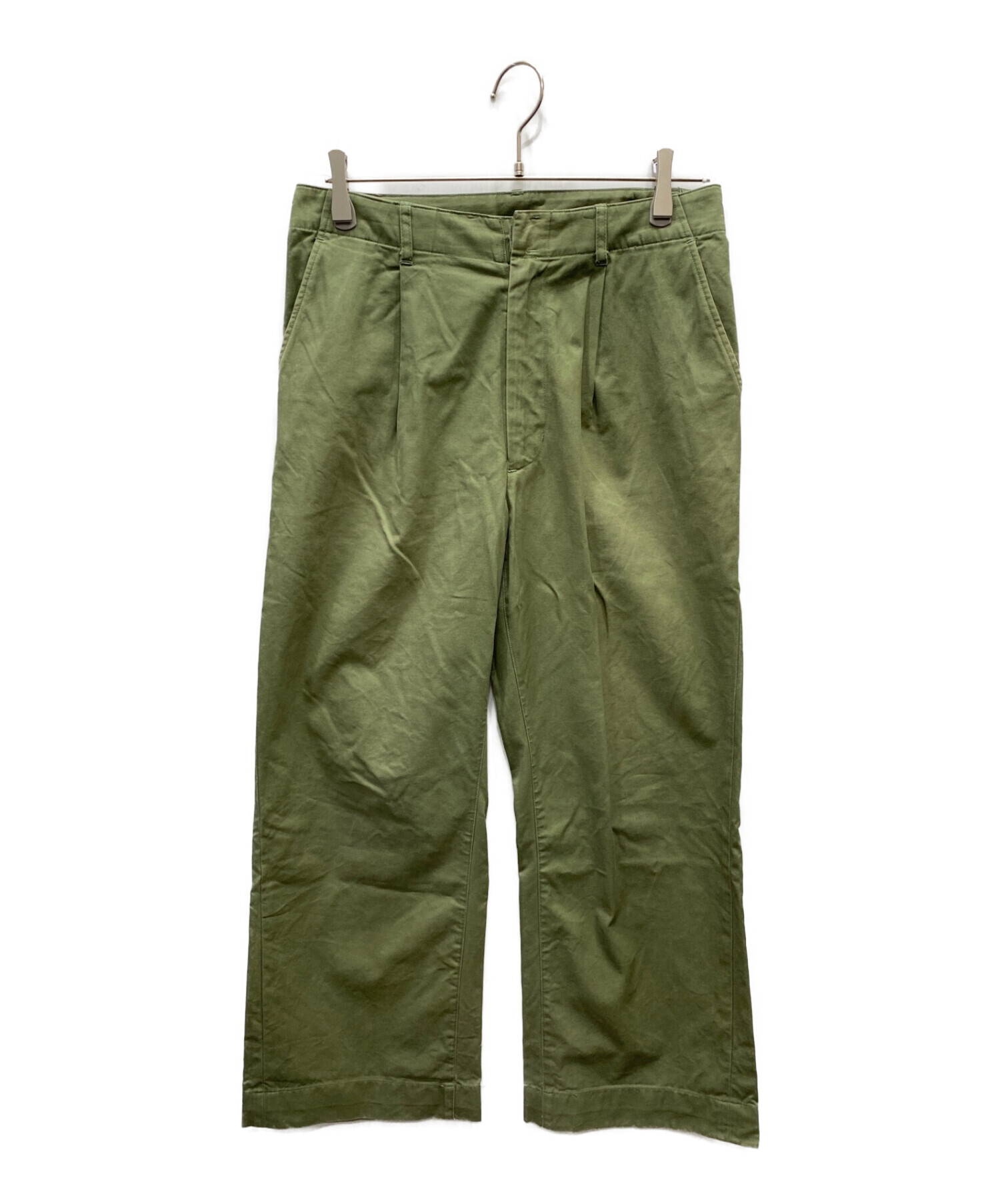 中古・古着通販】AURALEE (オーラリー) WASHED FINX TWILL WIDE PANTS 