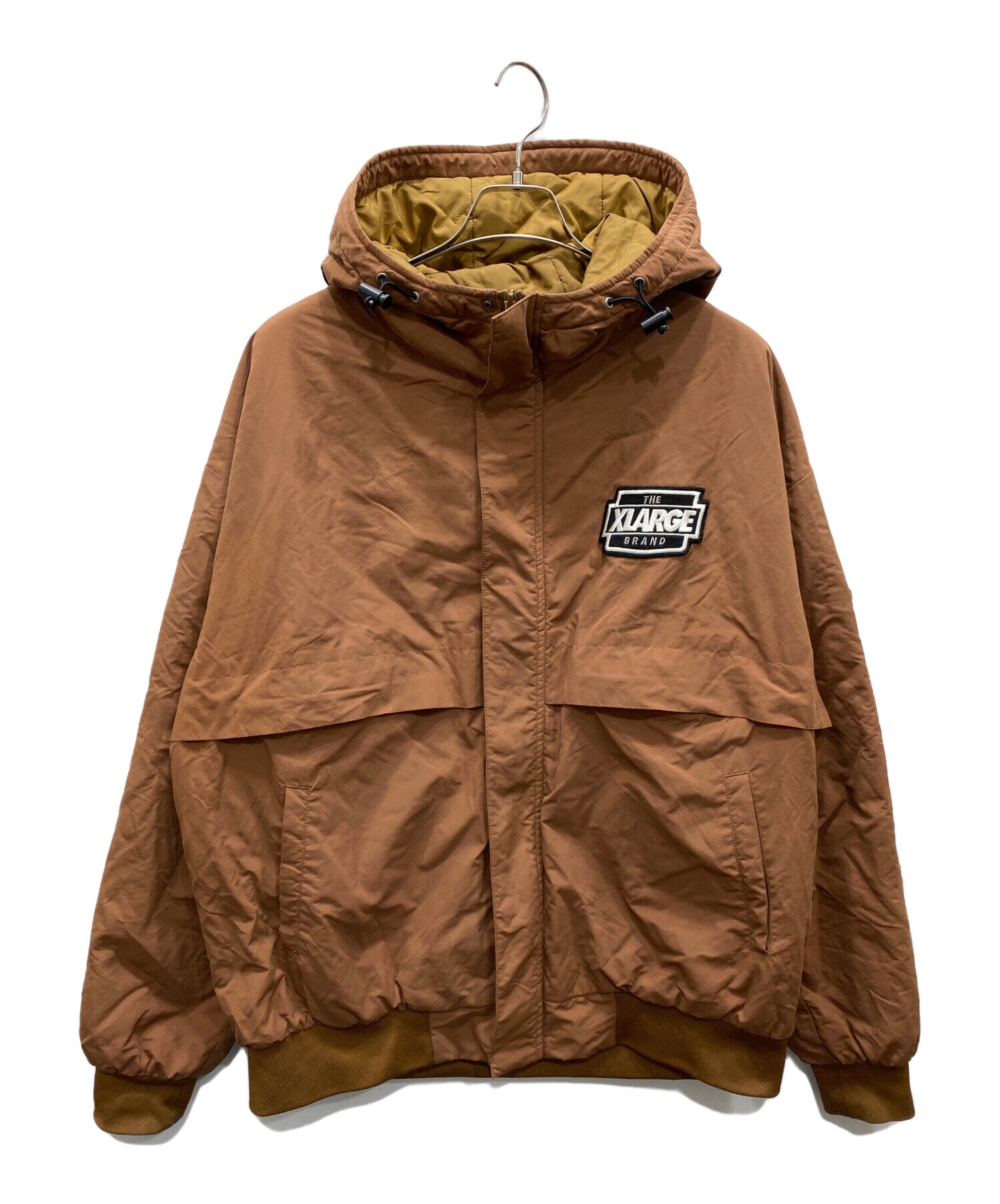 XLARGEダウンジャケット ブラウン （XLARGE エクストララージ 】 DOWN 