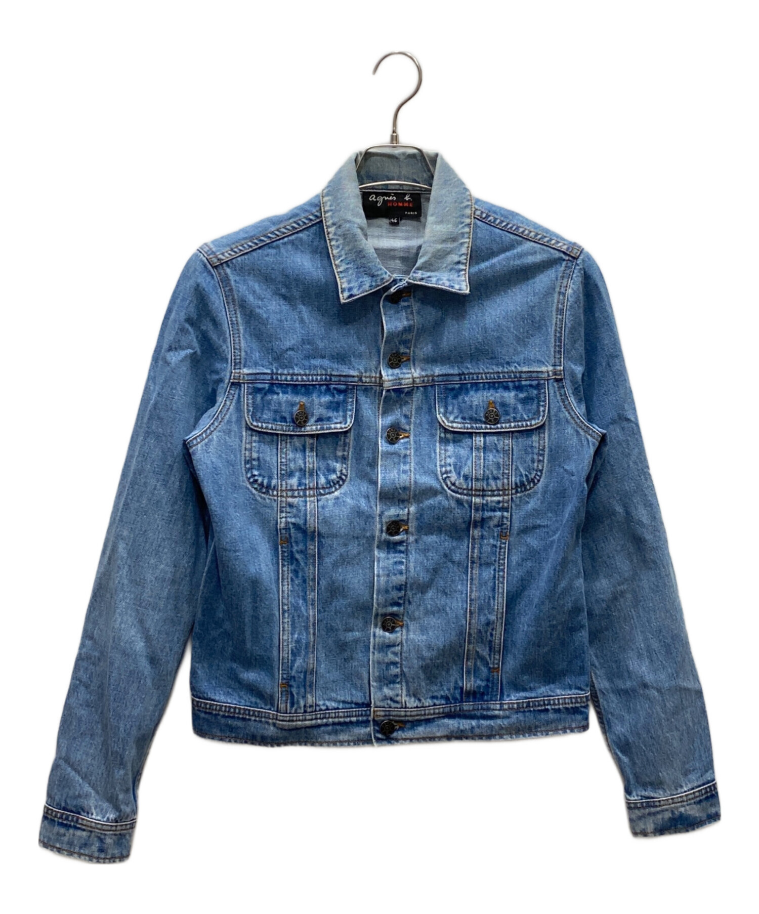 agnis b. homme アニエスベーオム 濃紺デニムジャケット 【公式通販】