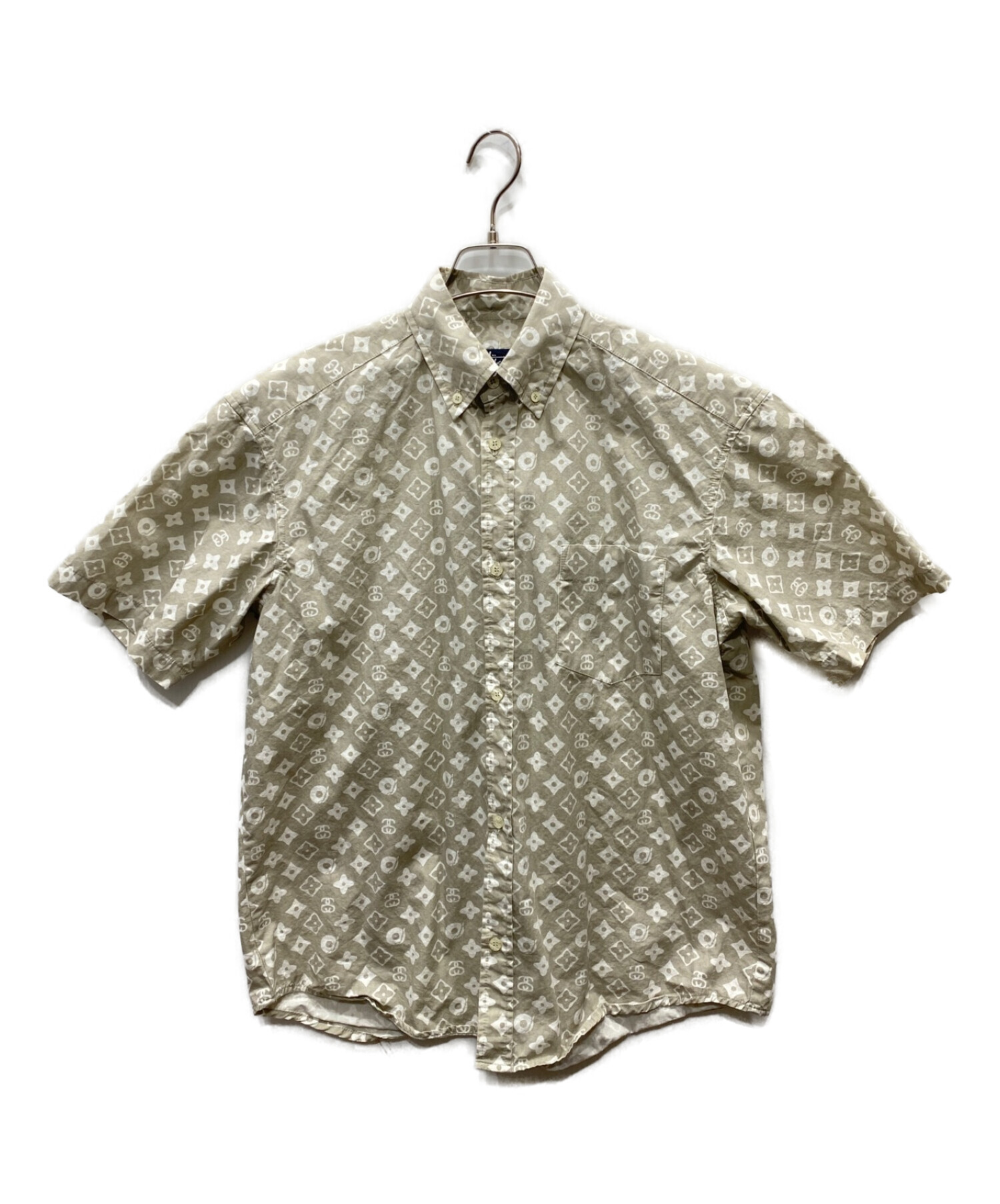 中古・古着通販】stussy (ステューシー) モノグラム半袖シャツ 