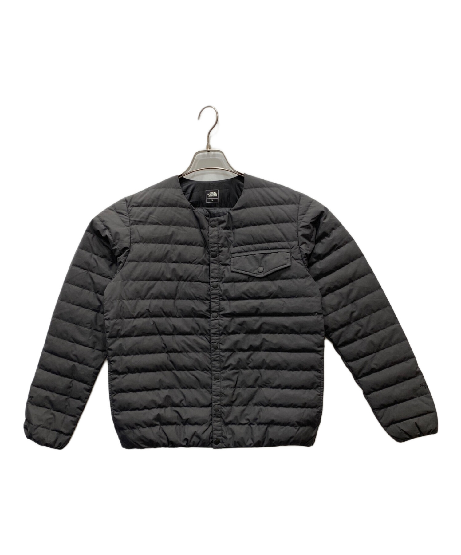 ノースフェイス ウィンドストッパー カーディガン ダウン【中古品】 M 