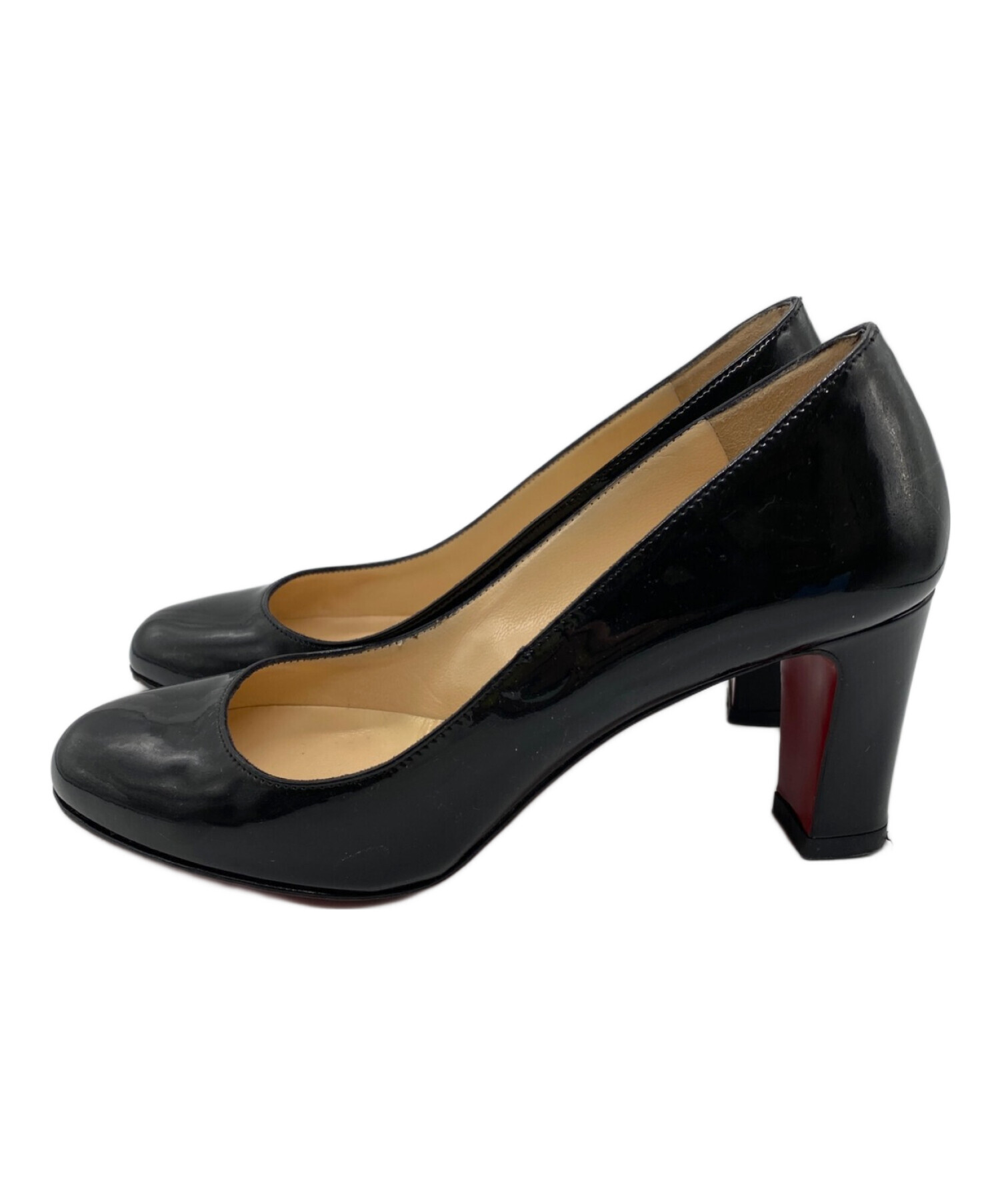Christian Louboutin クリスチャンルブタン ラウンドトゥパンプス  