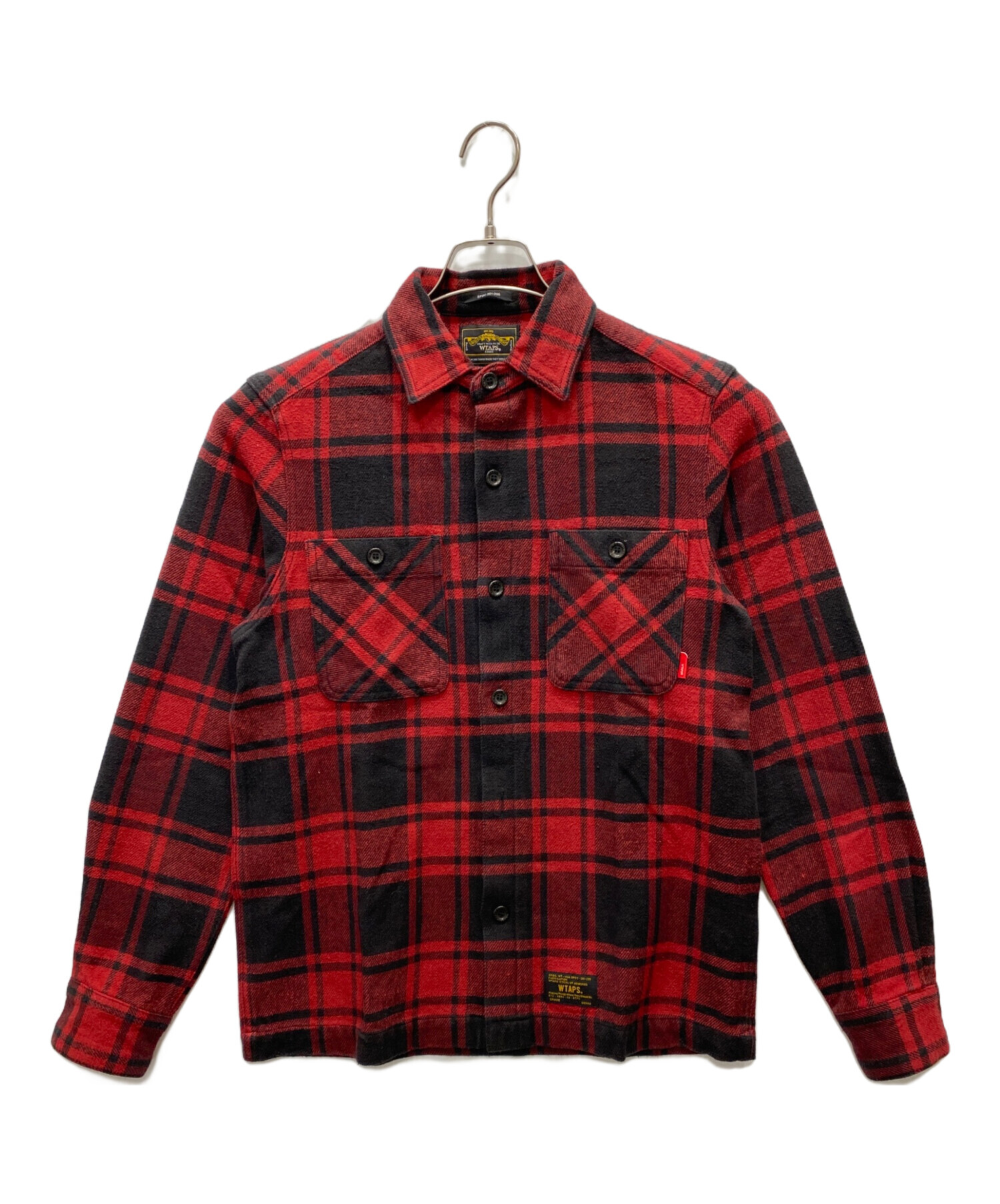 wtaps チェック シャツ ジャケット ダブルタップス