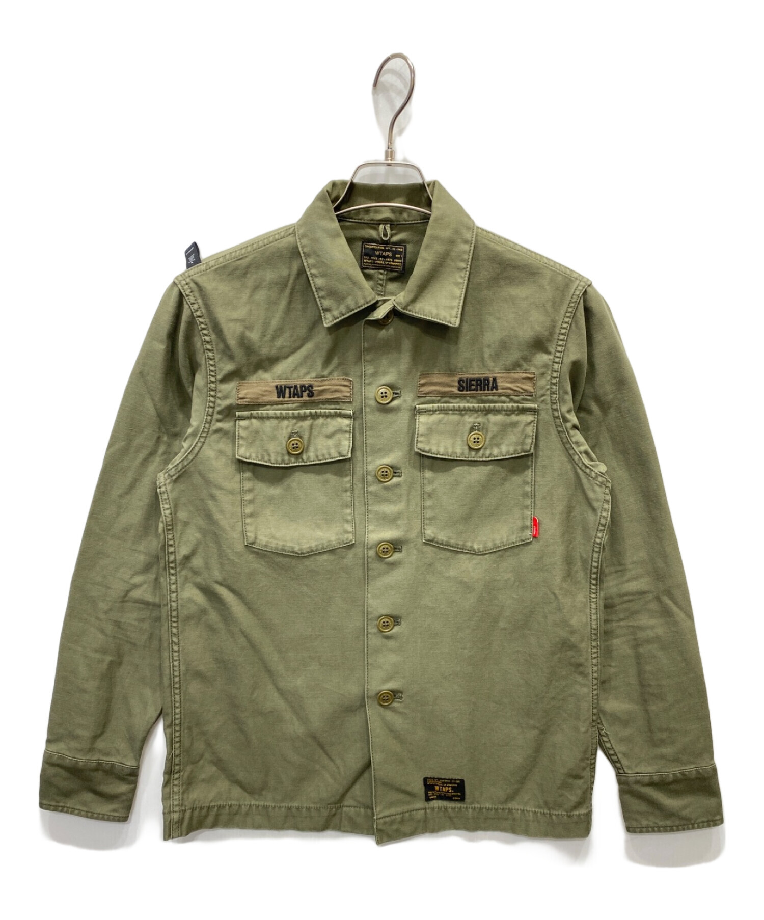 中古・古着通販】WTAPS (ダブルタップス) BUDS L/Sシャツ グリーン 