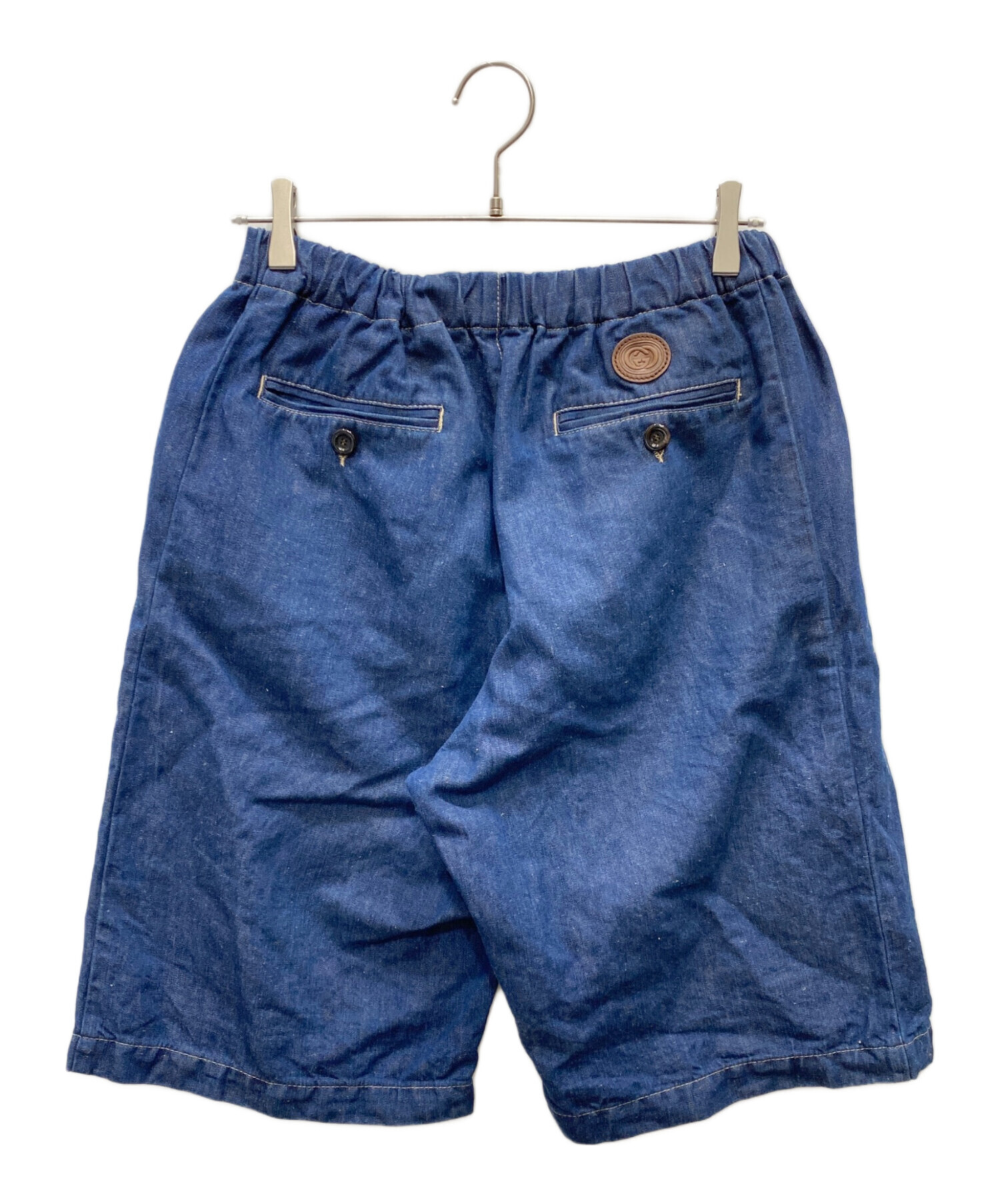 中古・古着通販】GUCCI (グッチ) ウォッシュドデニムショートパンツ  