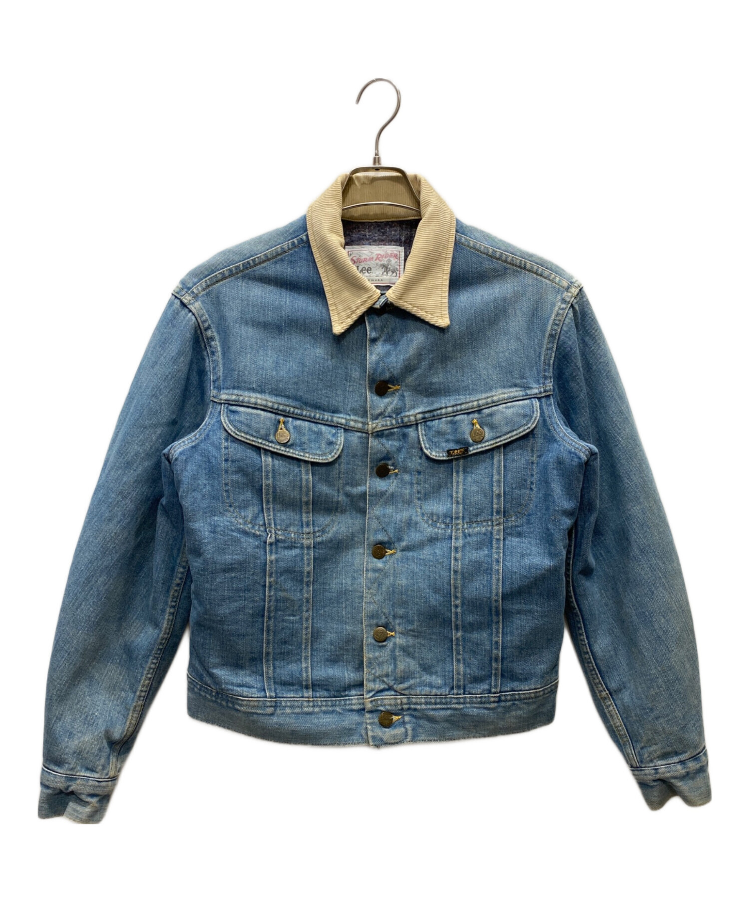 中古・古着通販】LEE (リー) 裏ブランケットデニムジャケット ブルー 
