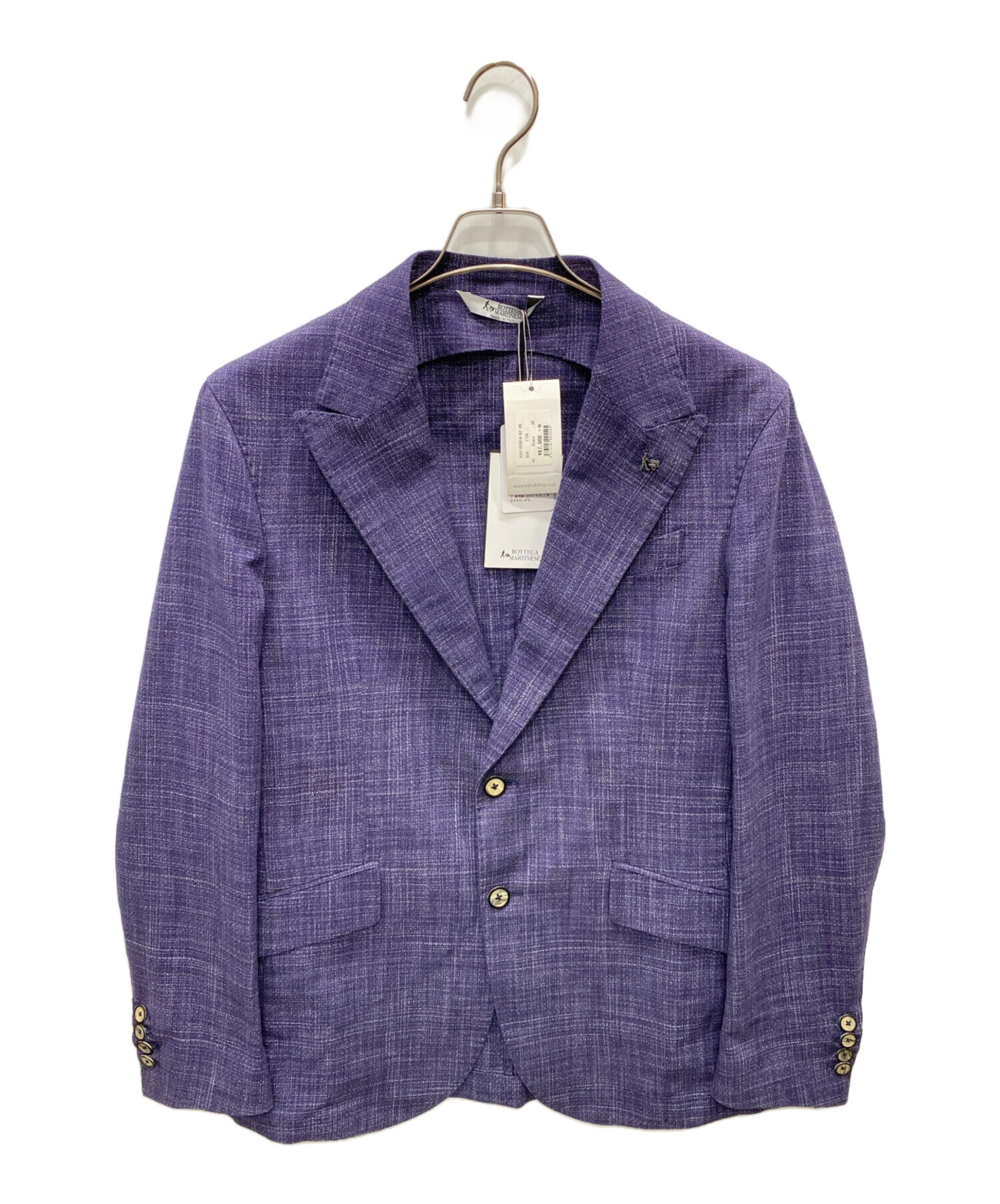 新品 かくし 春夏/BOTTEGA MARTINESE/48/メンズ ジャケット ボッテガ 茶色
