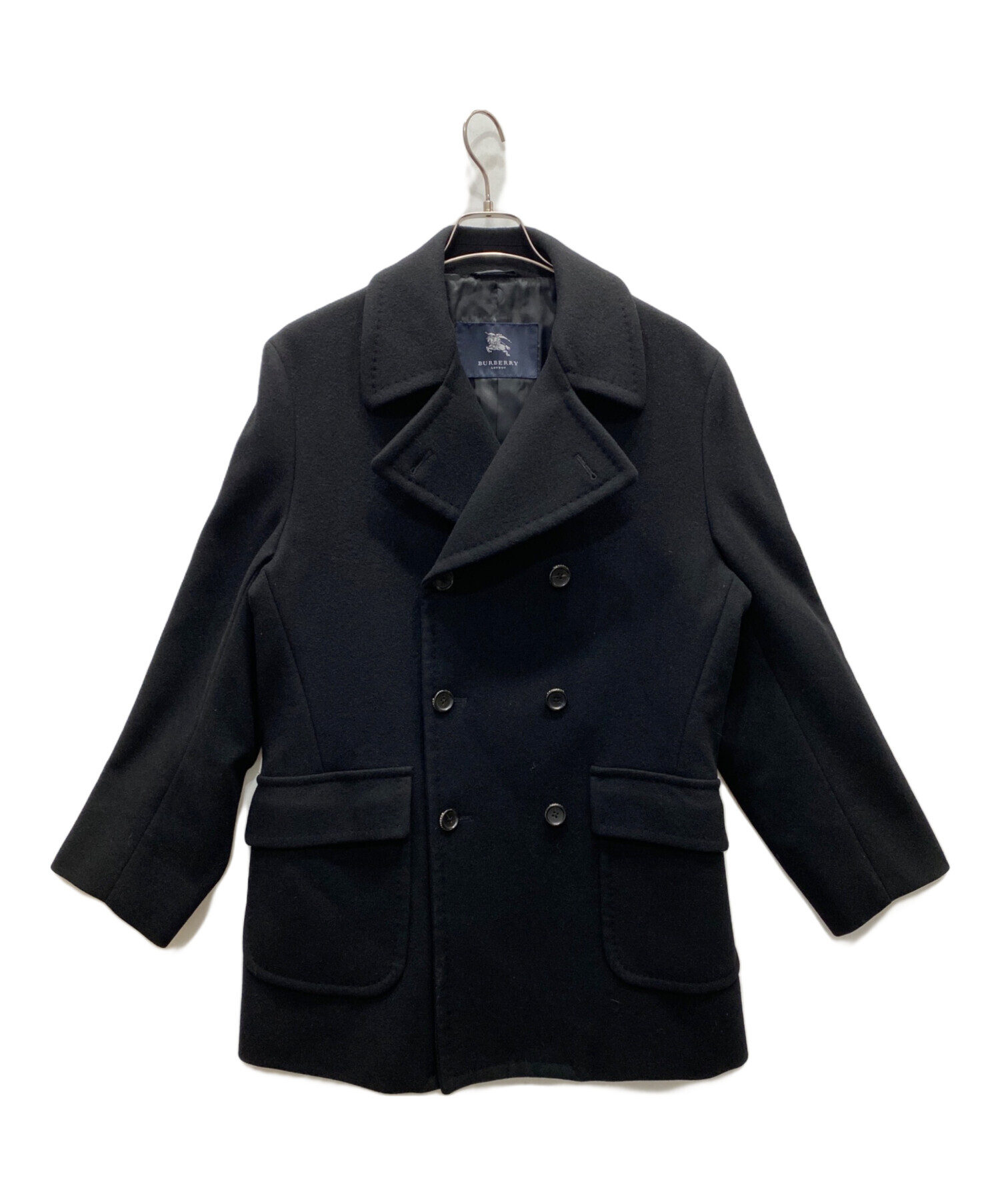 Burberry Pコート バーバリー ロンドン キュプラ Pコート チェック