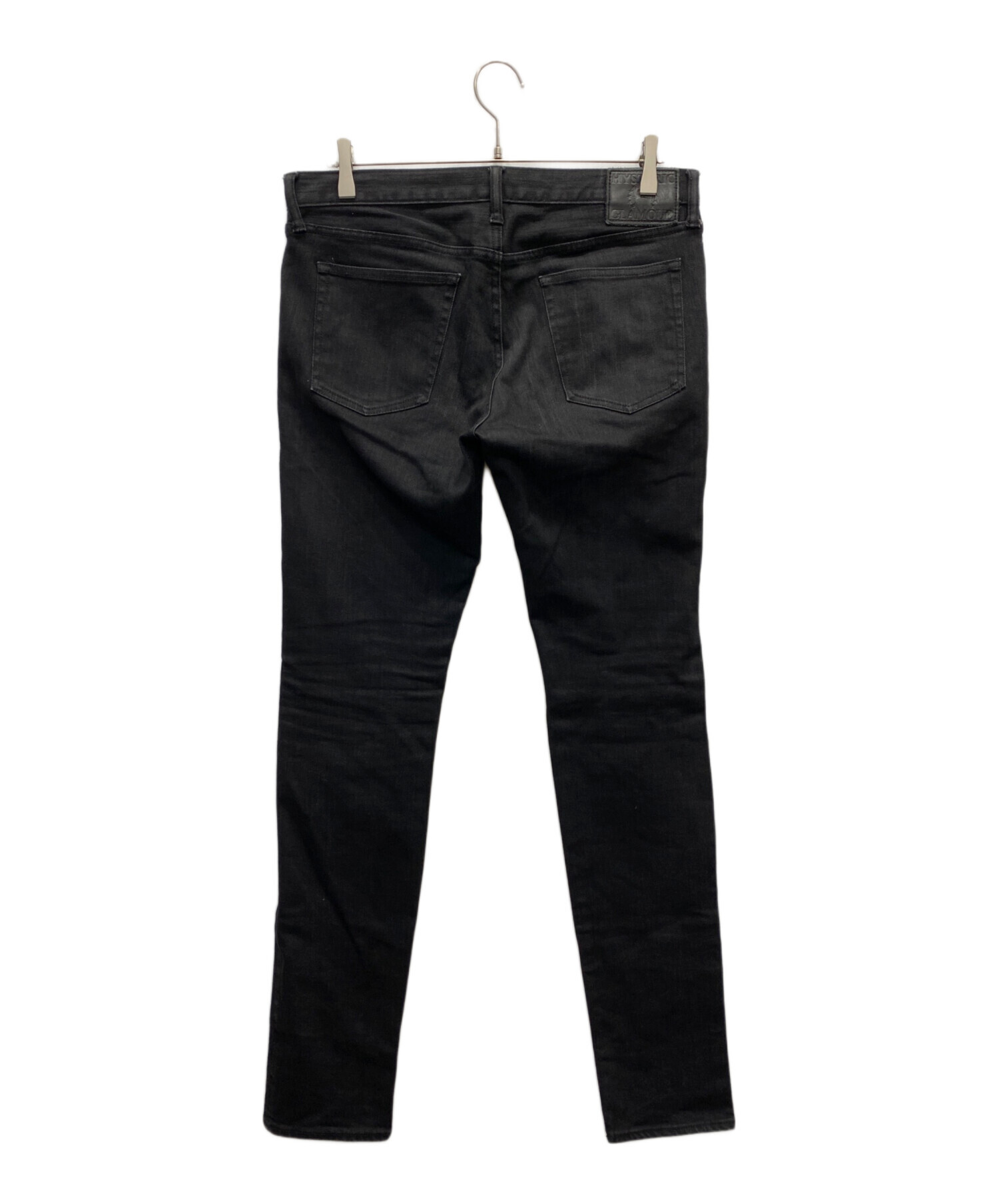 ヒステリックグラマー 黒 スタッズ デニム 34