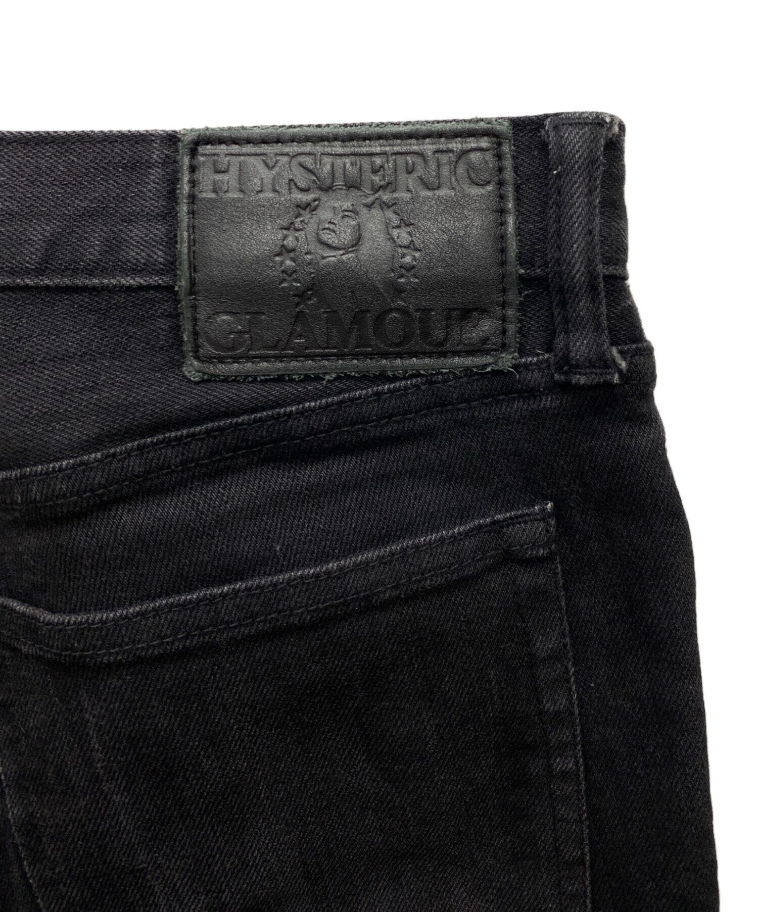 ヒステリックグラマー　デニムパンツ　34インチ　スタッズ ヒステリックグラマー 黒 スタッズ デニム 34