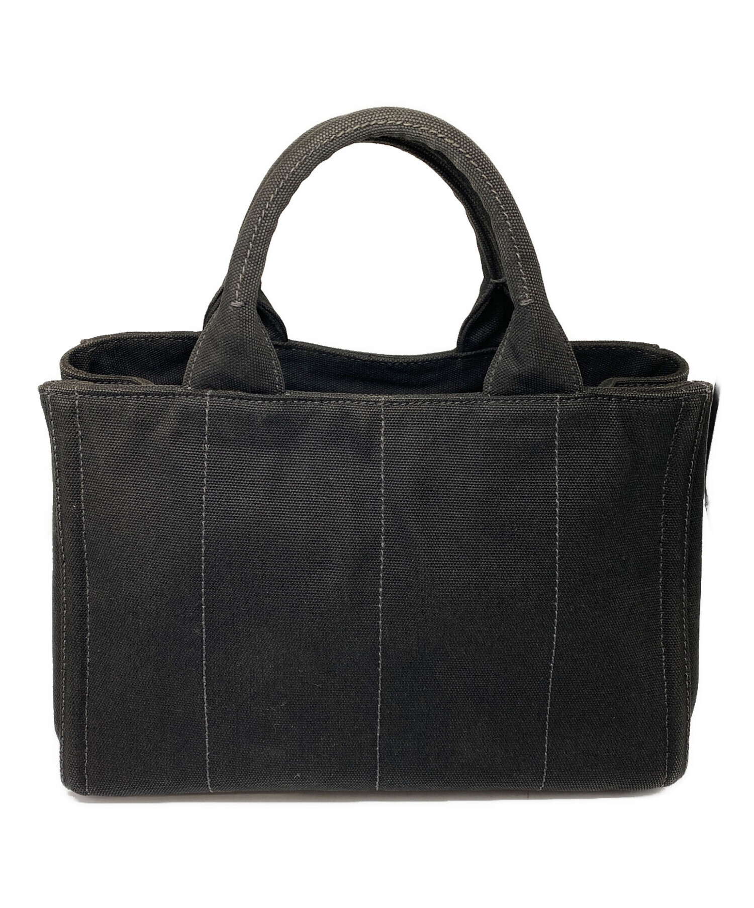 p*t様 PRADA カナパ スタッズトートバッグ 黒 PRADA スタッズカナパバッグブラックトートプラダ