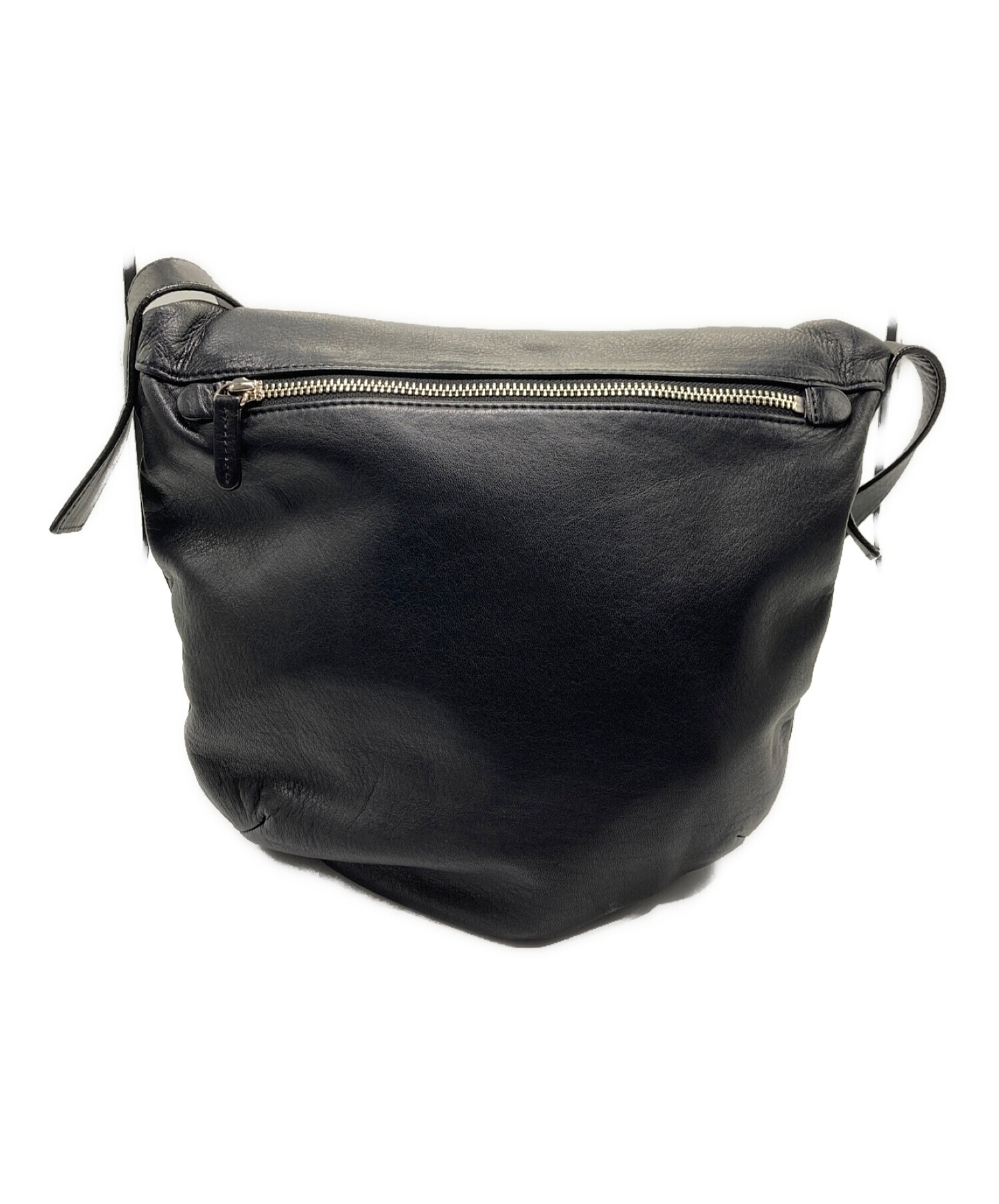 □レア□ kawa-kawa カワカワ 潔く 黒 ボール型 2way ショルダーバッグ