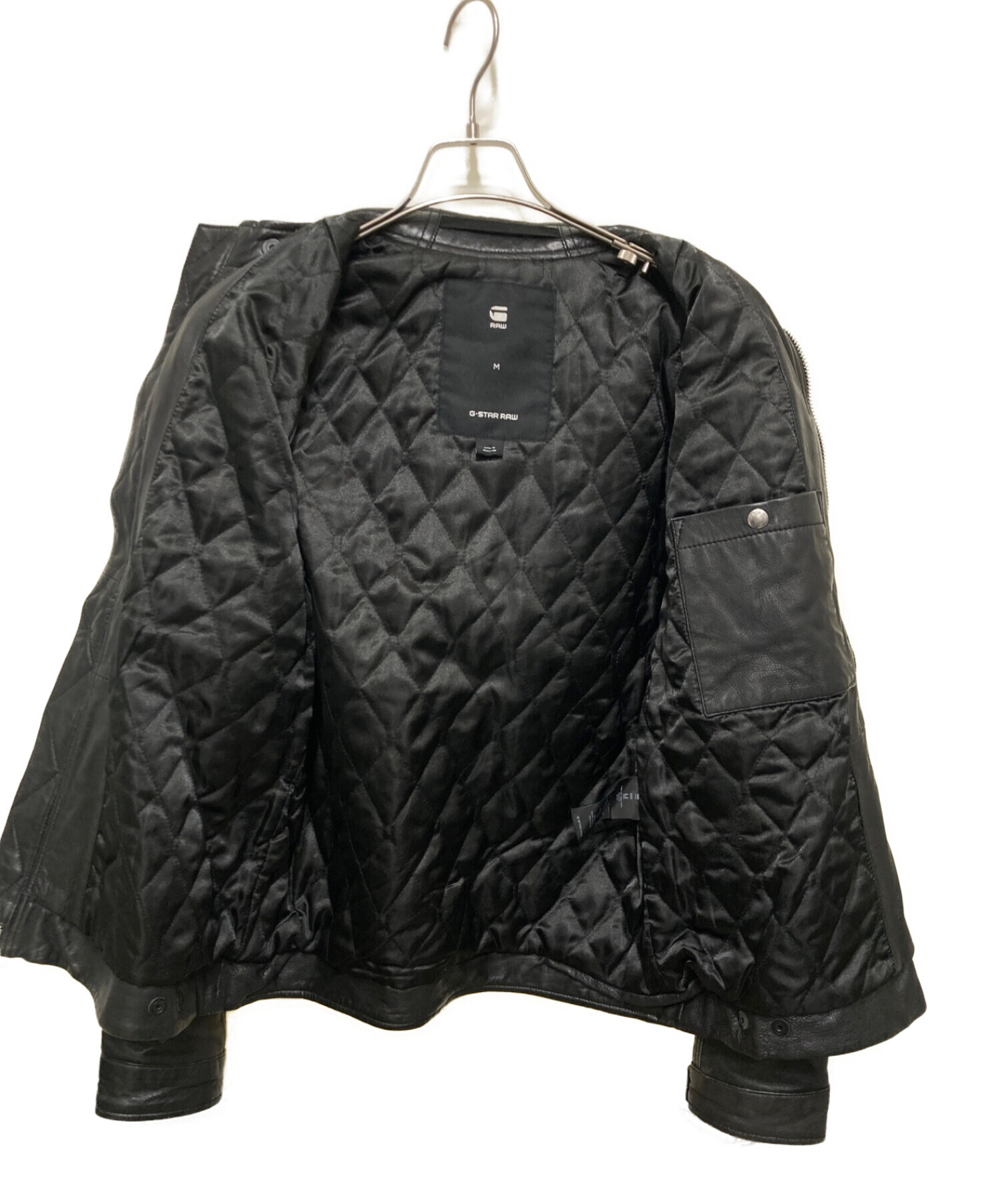 中古・古着通販】G-STAR RAW (ジースターロゥ) Deline Leather Jacket 