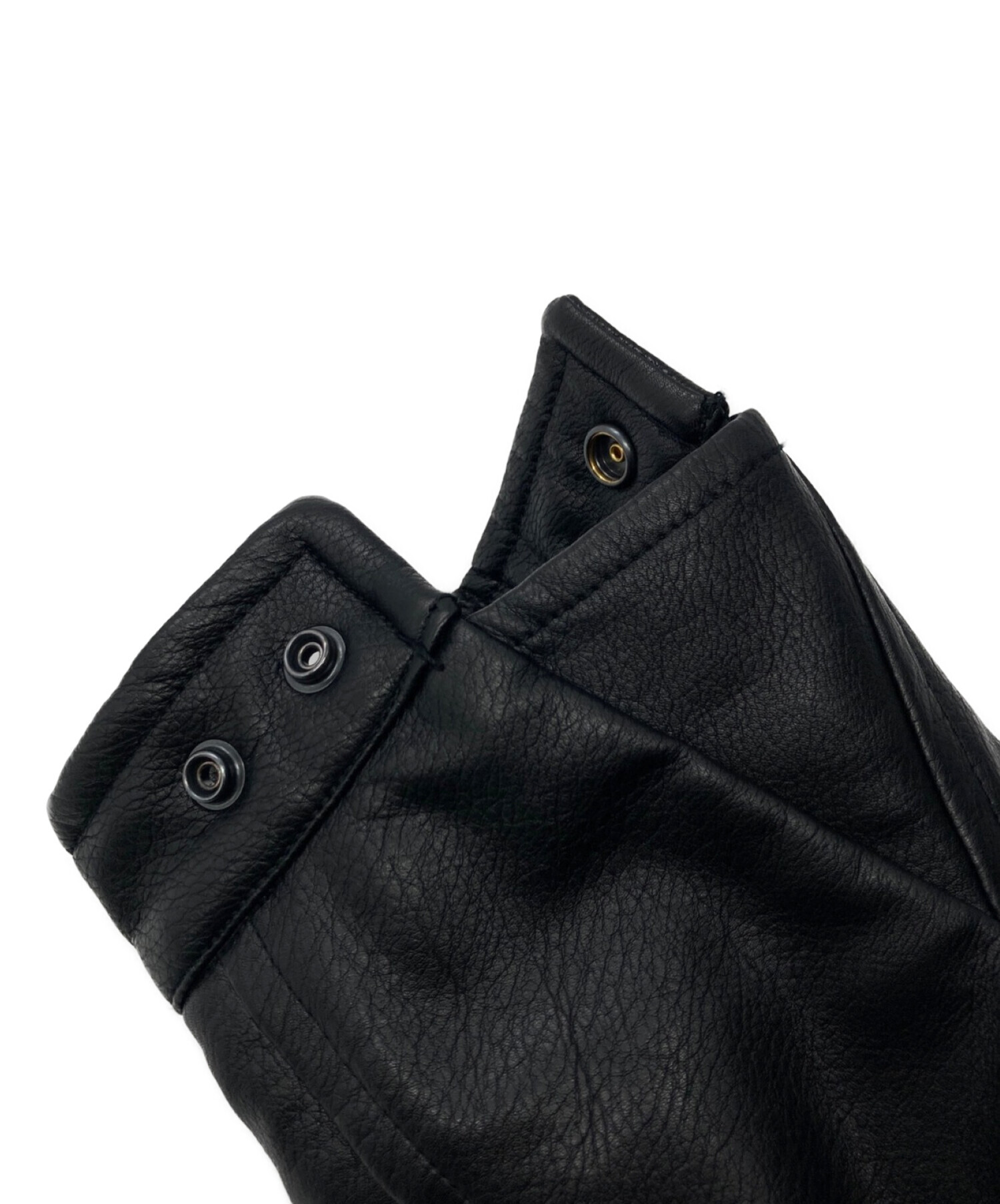 NAUTICA (ノーティカ) Vegan Leather Jacket ブラック サイズ:XL