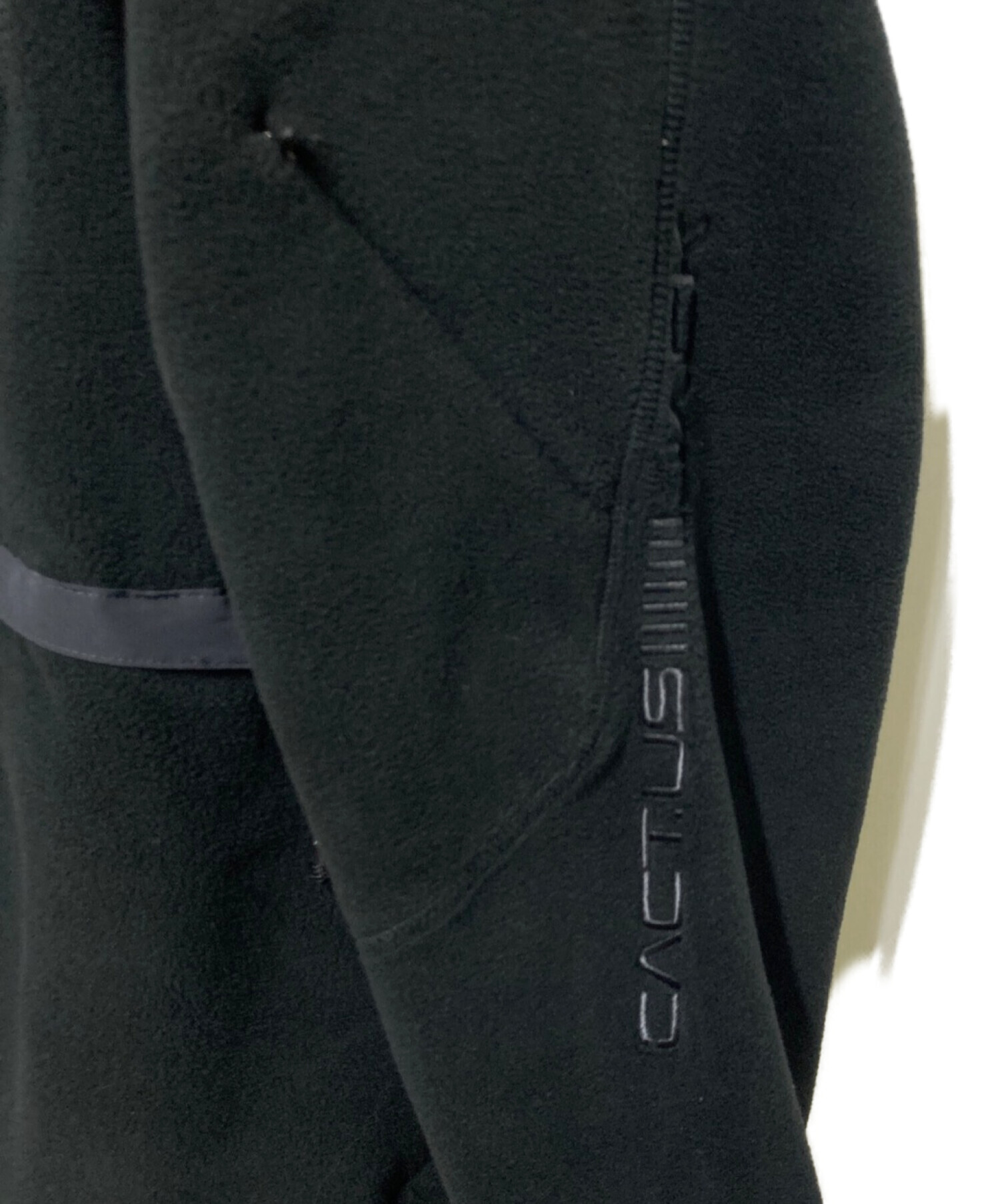 NIKE×TRAVIS SCOTT (ナイキ×トラヴィススコット) CACTUS CORP/ハーフジップフリースジャケット ブラック サイズ:XL