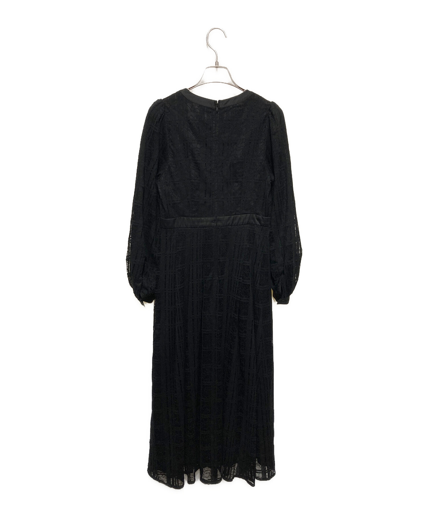 HER LIP TO (ハーリップトゥ) Nottingham Lace Long Dress ブラック サイズ:S