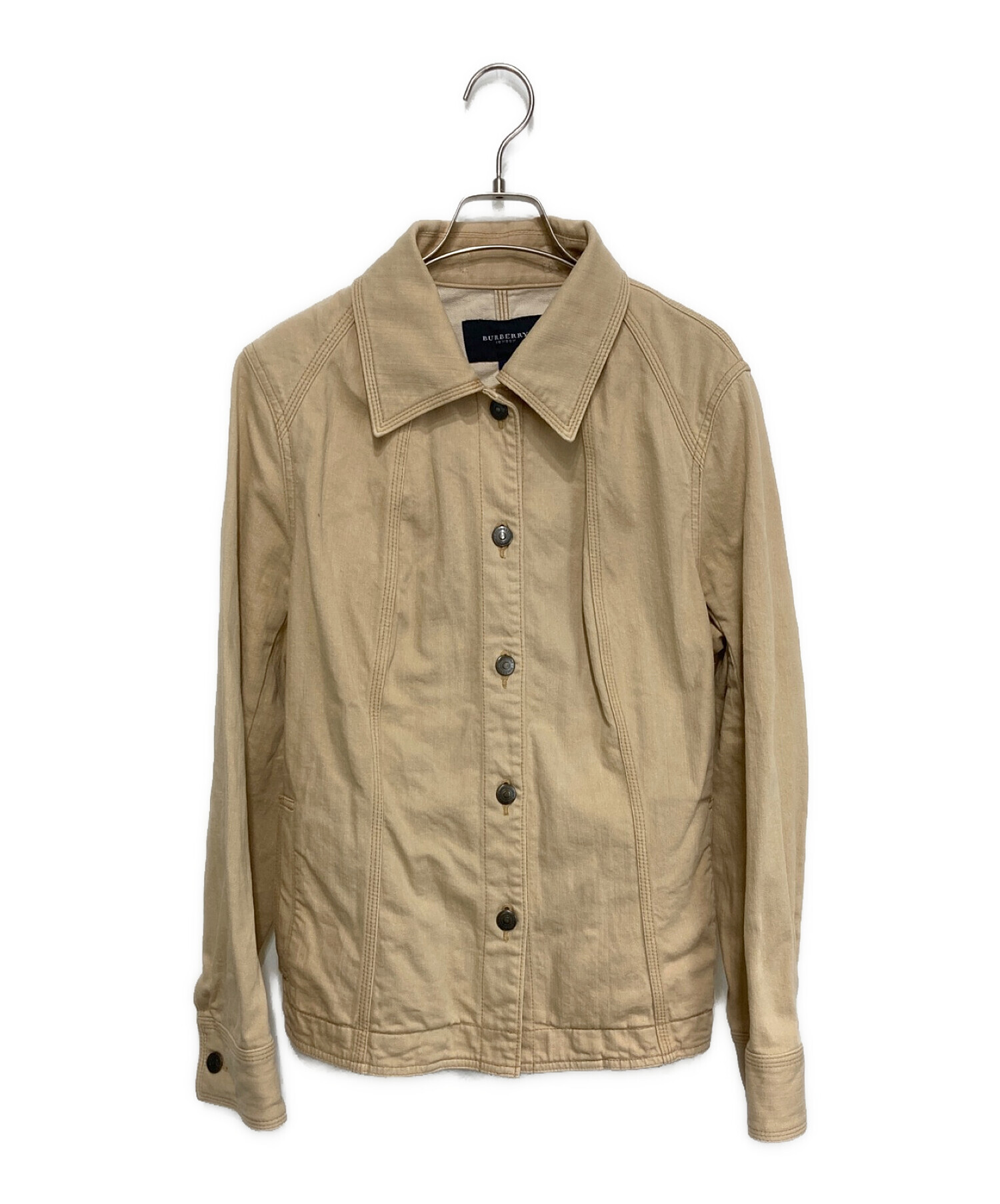中古・古着通販】BURBERRY (バーバリー) ベルト付きデニムジャケット 