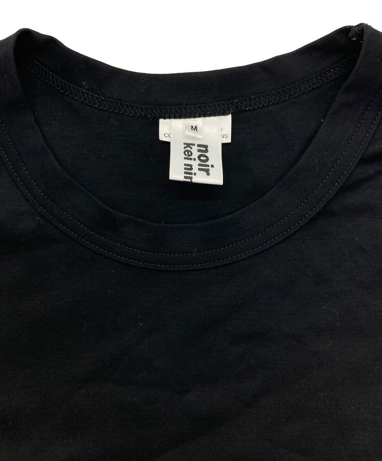 noir kei ninomiya (ノワール ケイ ニノミヤ) COMME des GARCONS (コムデギャルソン) Tシャツ ブラック  サイズ:M