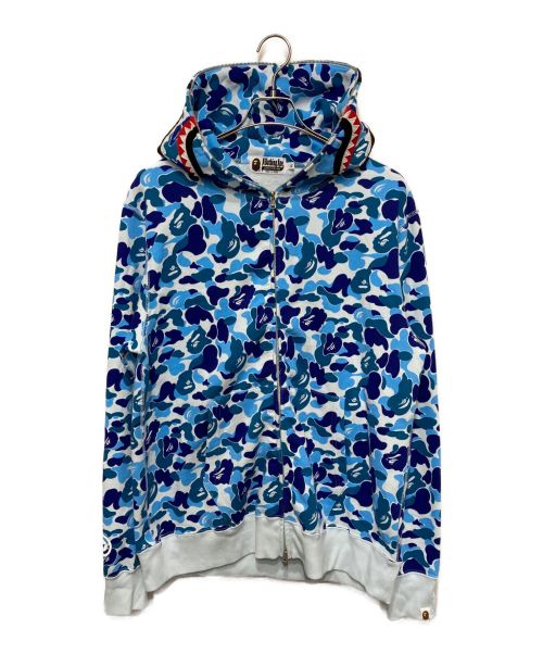 中古・古着通販】A BATHING APE (アベイシングエイプ) ABC Camo Shark Full Zip Hoodie ブルー  サイズ:XL｜ブランド・古着通販 トレファク公式【TREFAC FASHION】スマホサイト