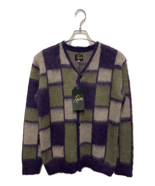 新品未使用needles モヘアカーディガンパープルトラックパンツ