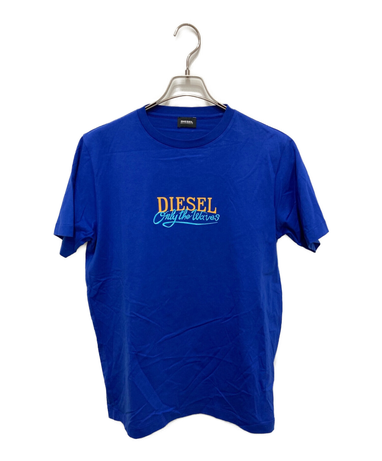 DIESEL (ディーゼル) プリントTシャツ ブルー サイズ:S