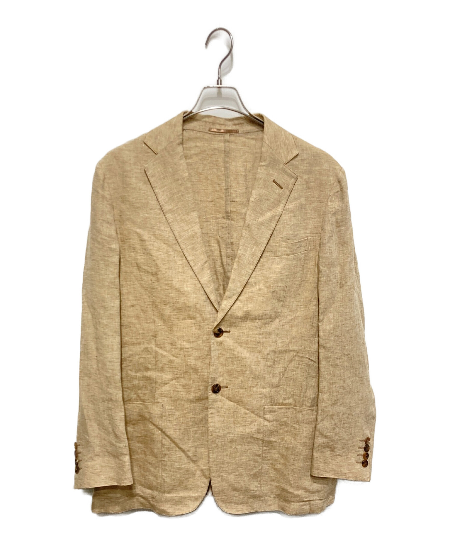 中古・古着通販】dunhill (ダンヒル) テーラードジャケット ベージュ 