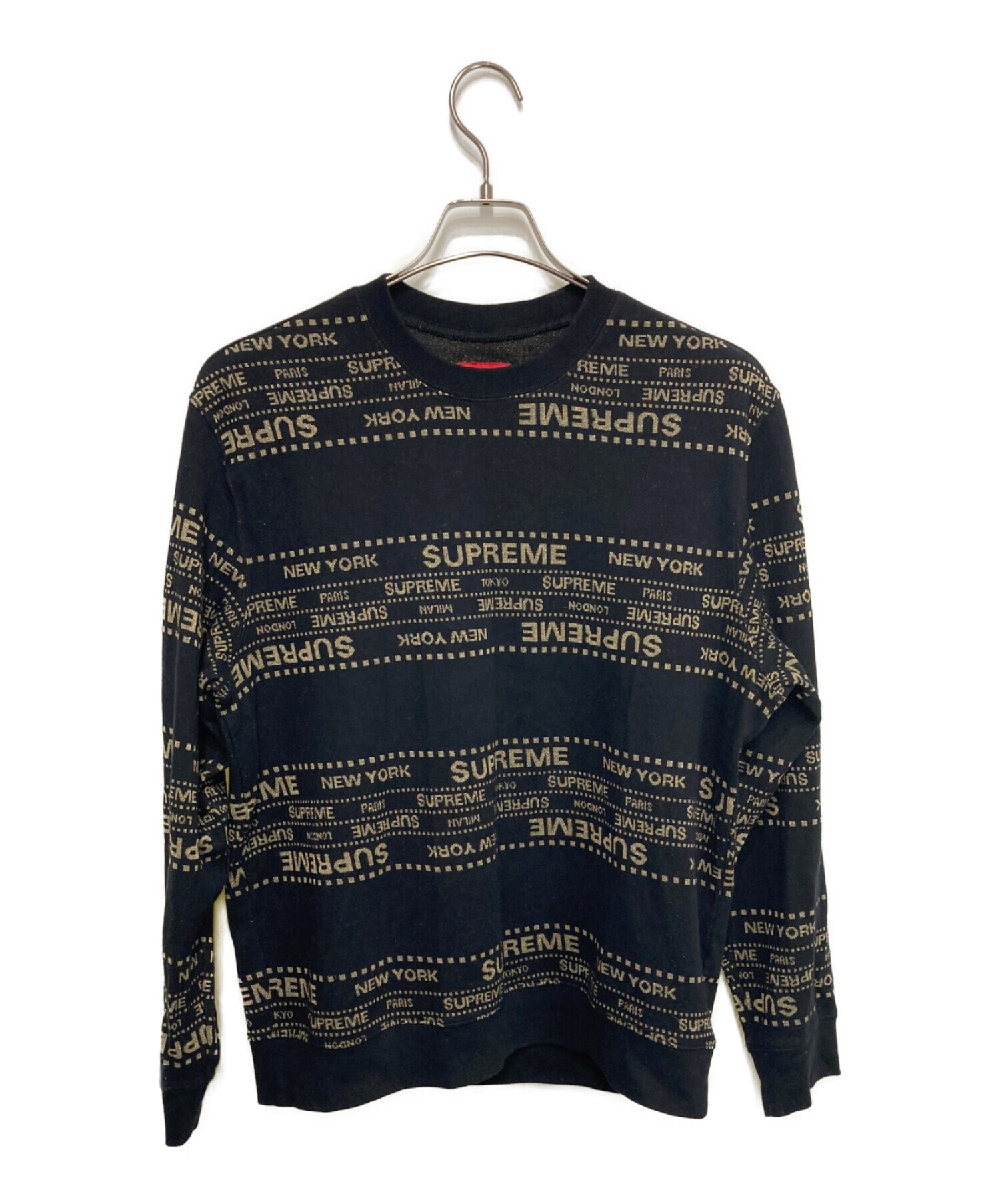 中古・古着通販】SUPREME (シュプリーム) Metallic Jaquard Crewneck 