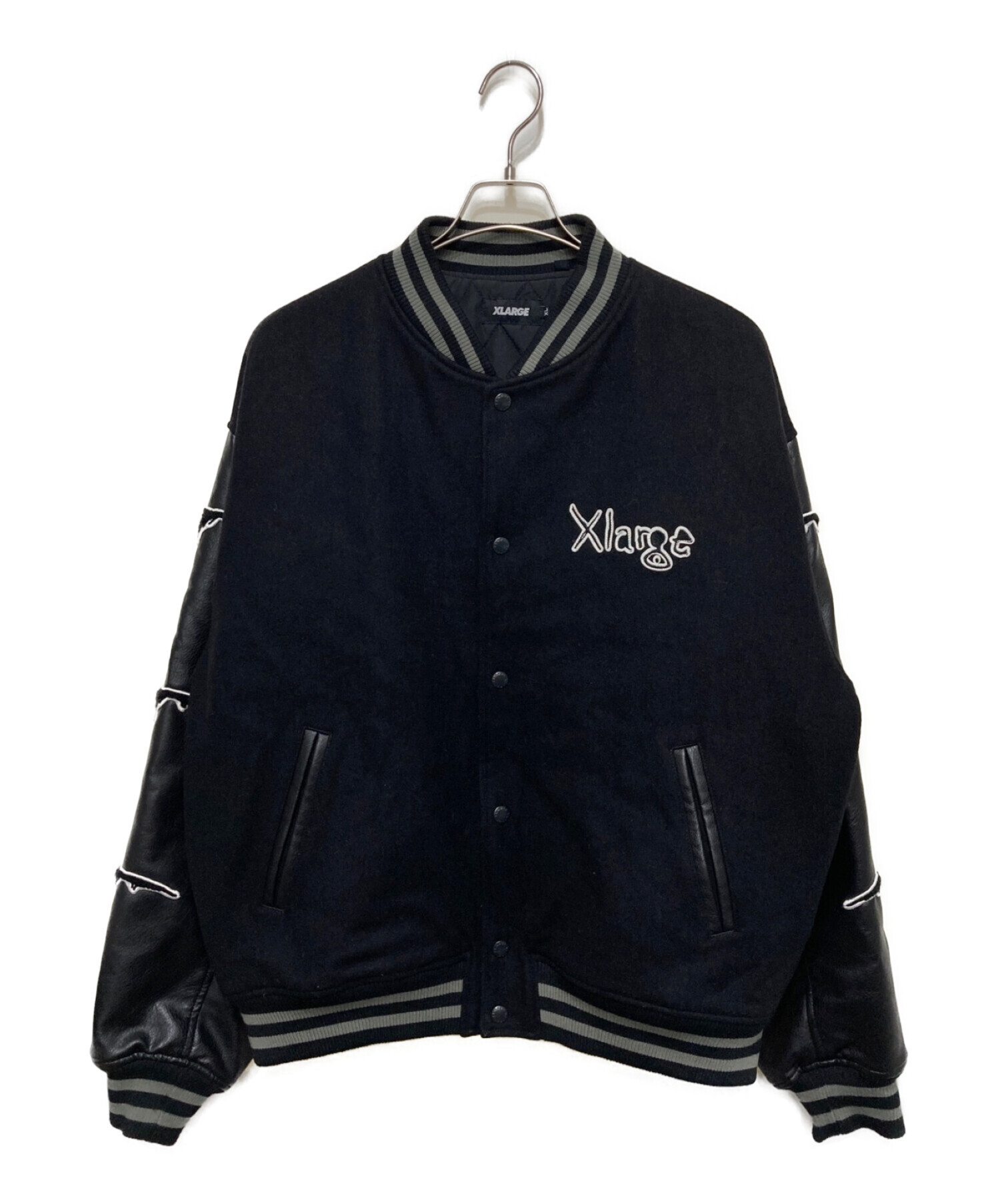 DIESEL メンズ ジャケット 素材切り替え スタジャンXL DIESEL メンズ ジャケット 素材切り替え スタジャンXL DIESEL