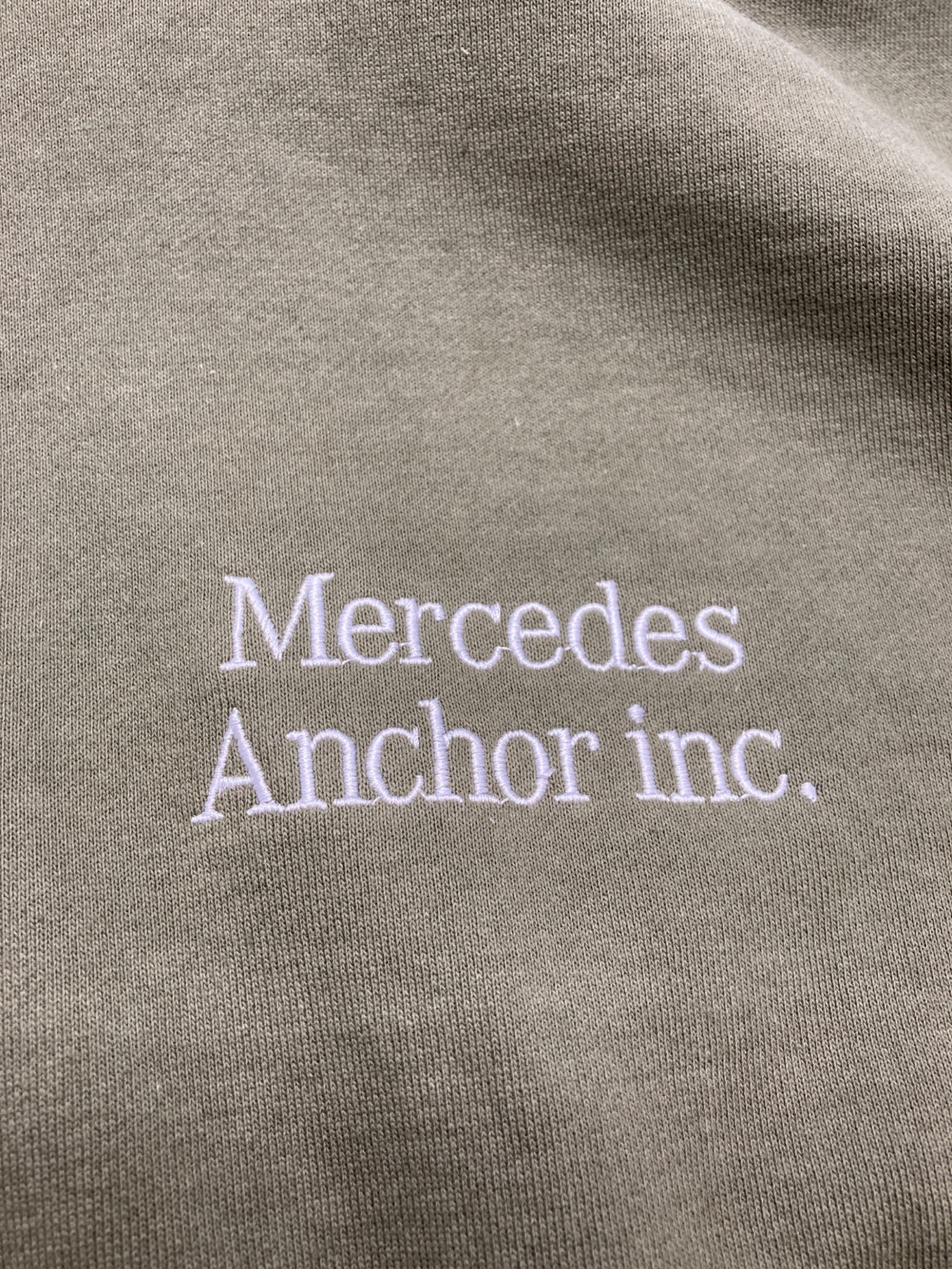 mercedes anchor inc logo hoodieメンズ