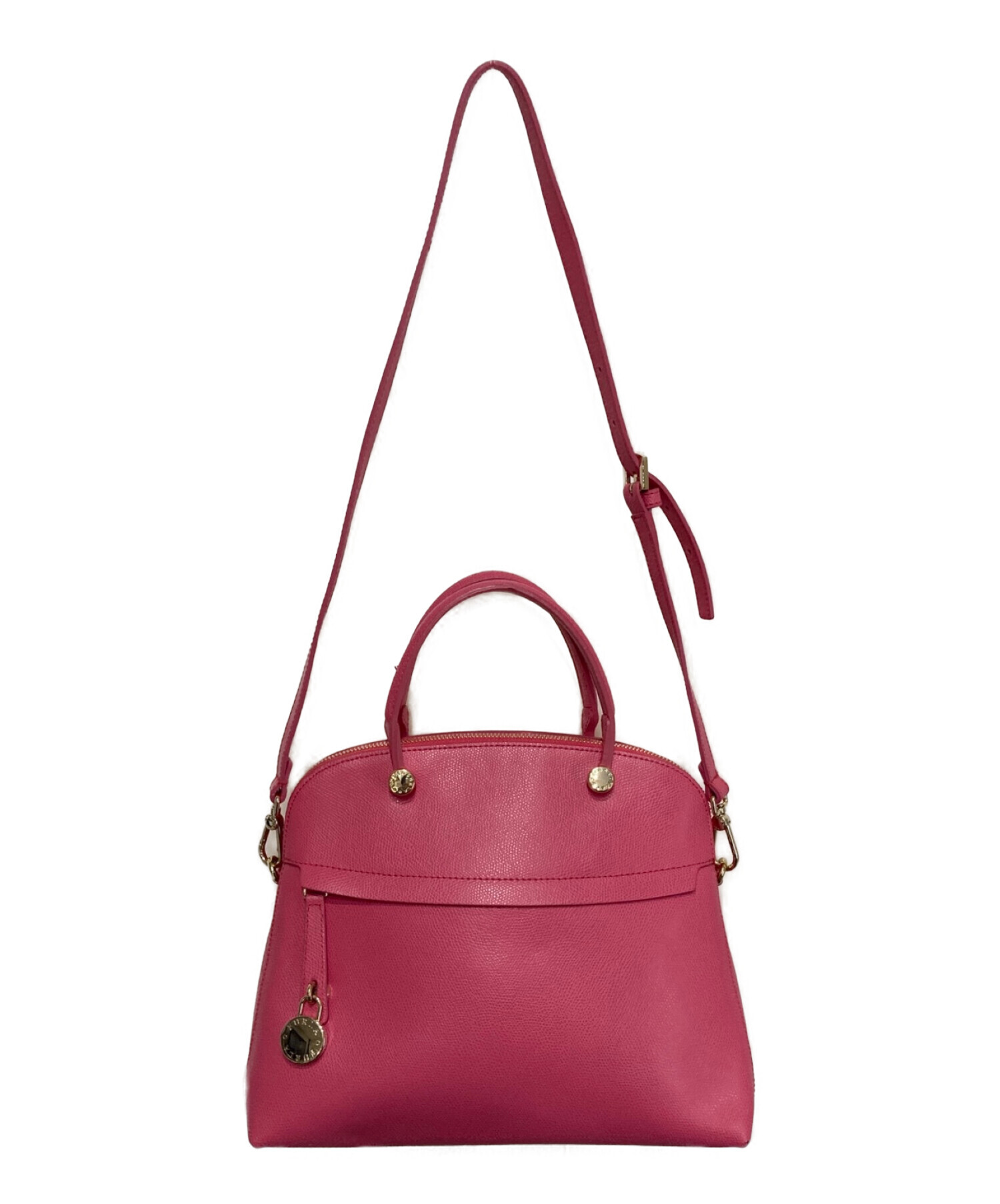 中古・古着通販】FURLA (フルラ) ハイパーM 2WAYバッグ ショッキング  