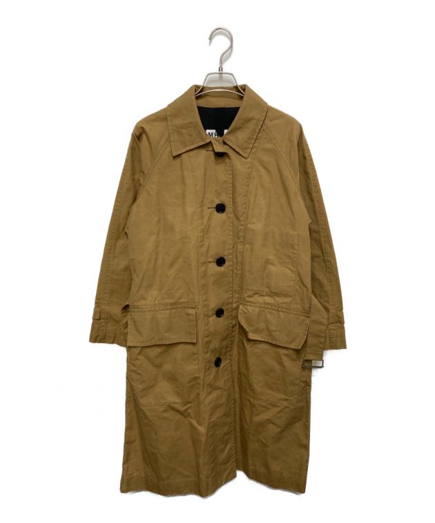 中古・古着通販】MHL (エムエイチエル) ステンカラーコート ベージュ 