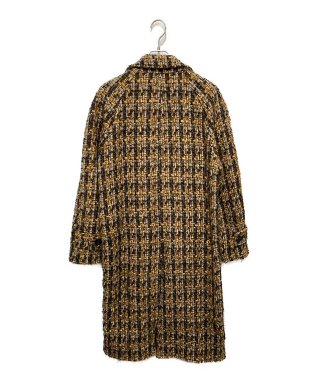 中古・古着通販】MARNI (マルニ) TWEED OVERSIZED COAT ブラウン 