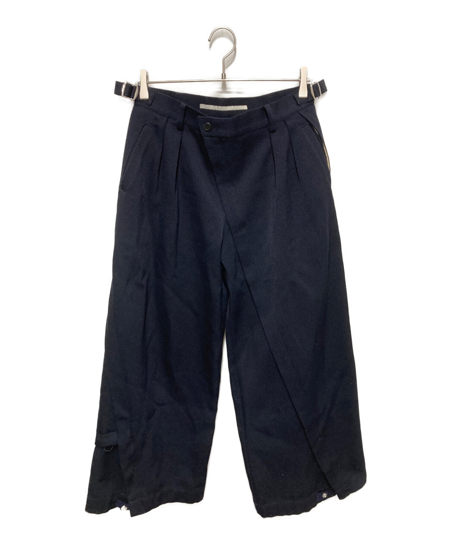 中古・古着通販】Tamme (タム) ∠13° WIDE SLACKS ネイビー サイズ 