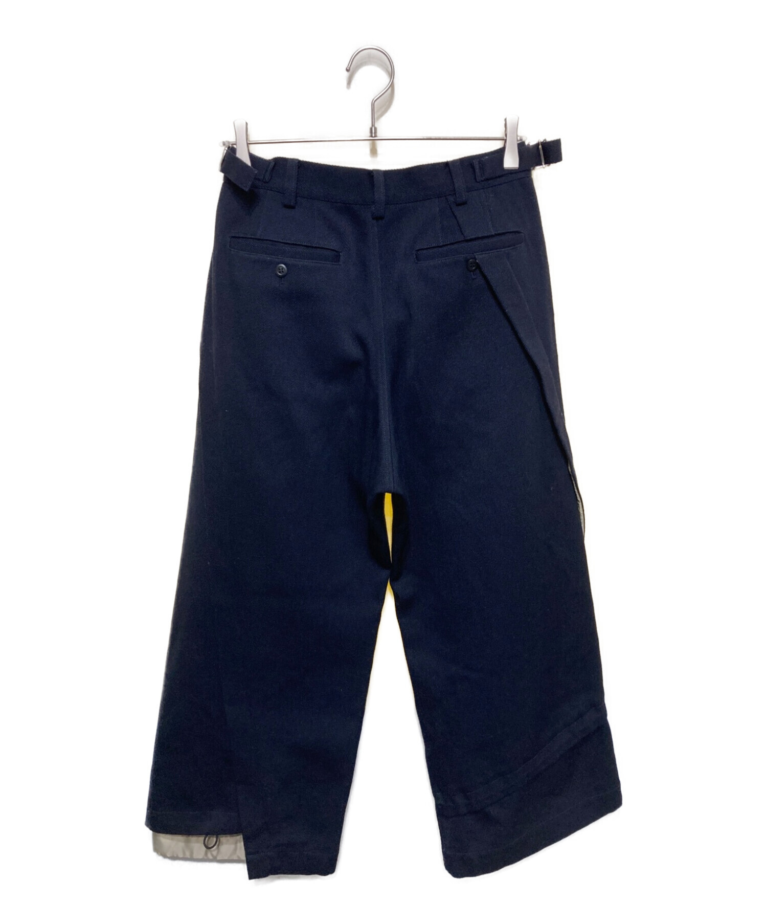 中古・古着通販】Tamme (タム) ∠13° WIDE SLACKS ネイビー サイズ 