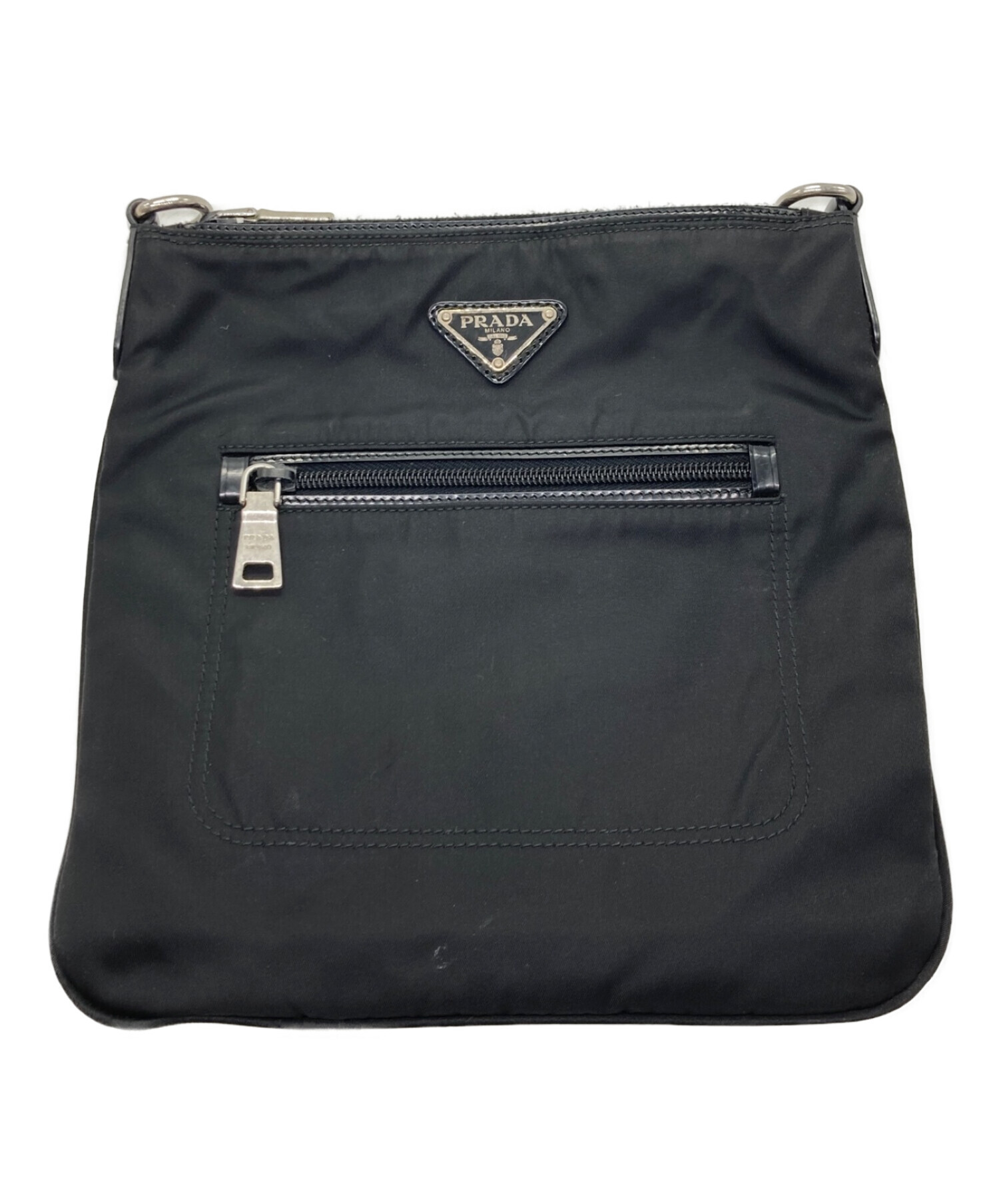 中古・古着通販】PRADA (プラダ) ショルダーバッグ ブラック サイズ  