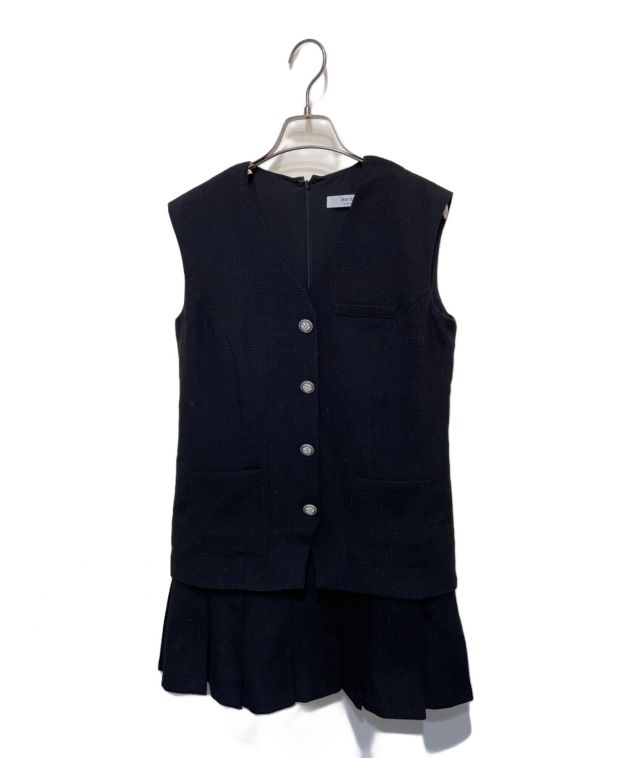 中古・古着通販】HER LIP TO (ハーリップトゥ) Tweed Pleated Mini  