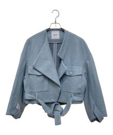 中古・古着通販】UNROVAL (アンルーバル) WOOL SHORT JACKET ブルー  