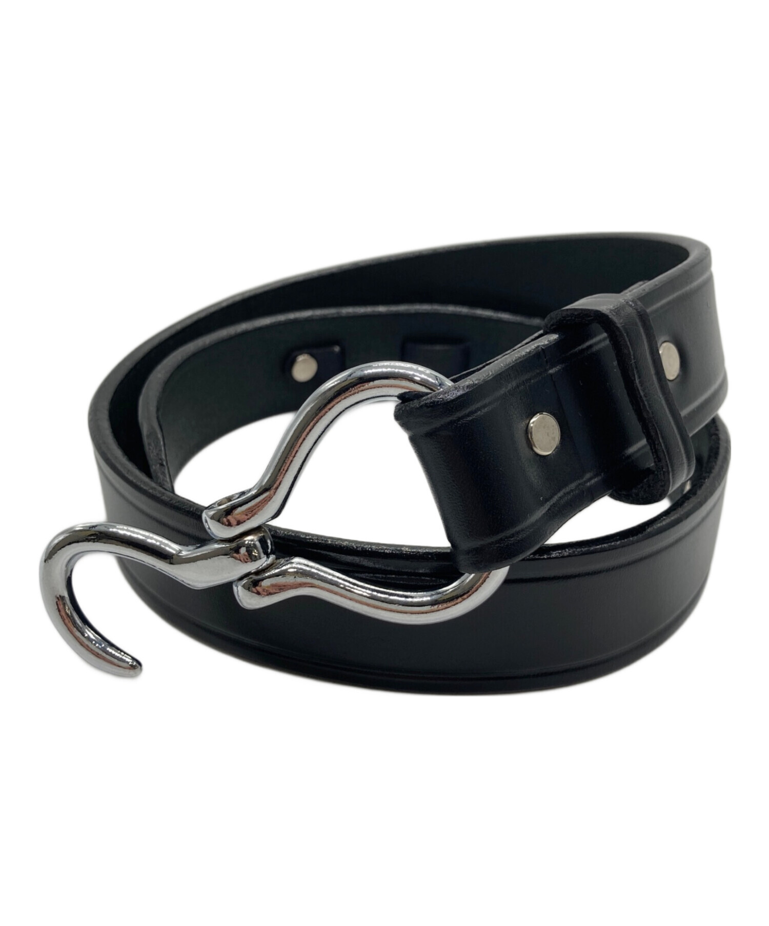 TORY ブラック ベルト 28インチ TORY Leather ブラックベルト サイズ28