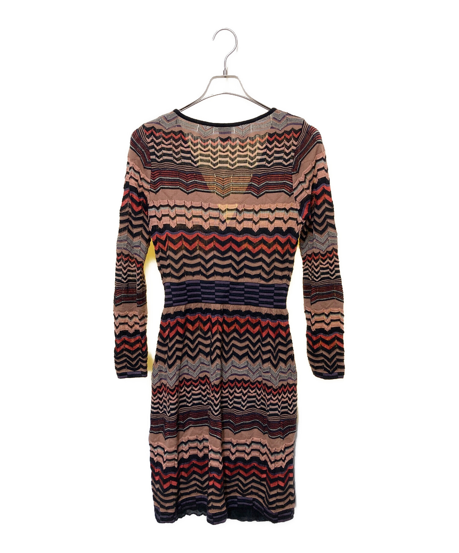 中古・古着通販】m missoni (エムミッソーニ) カシュクールワンピース 