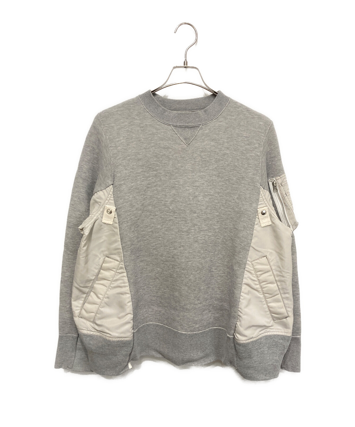 中古・古着通販】sacai (サカイ) Sponge Sweat Pullover グレー 