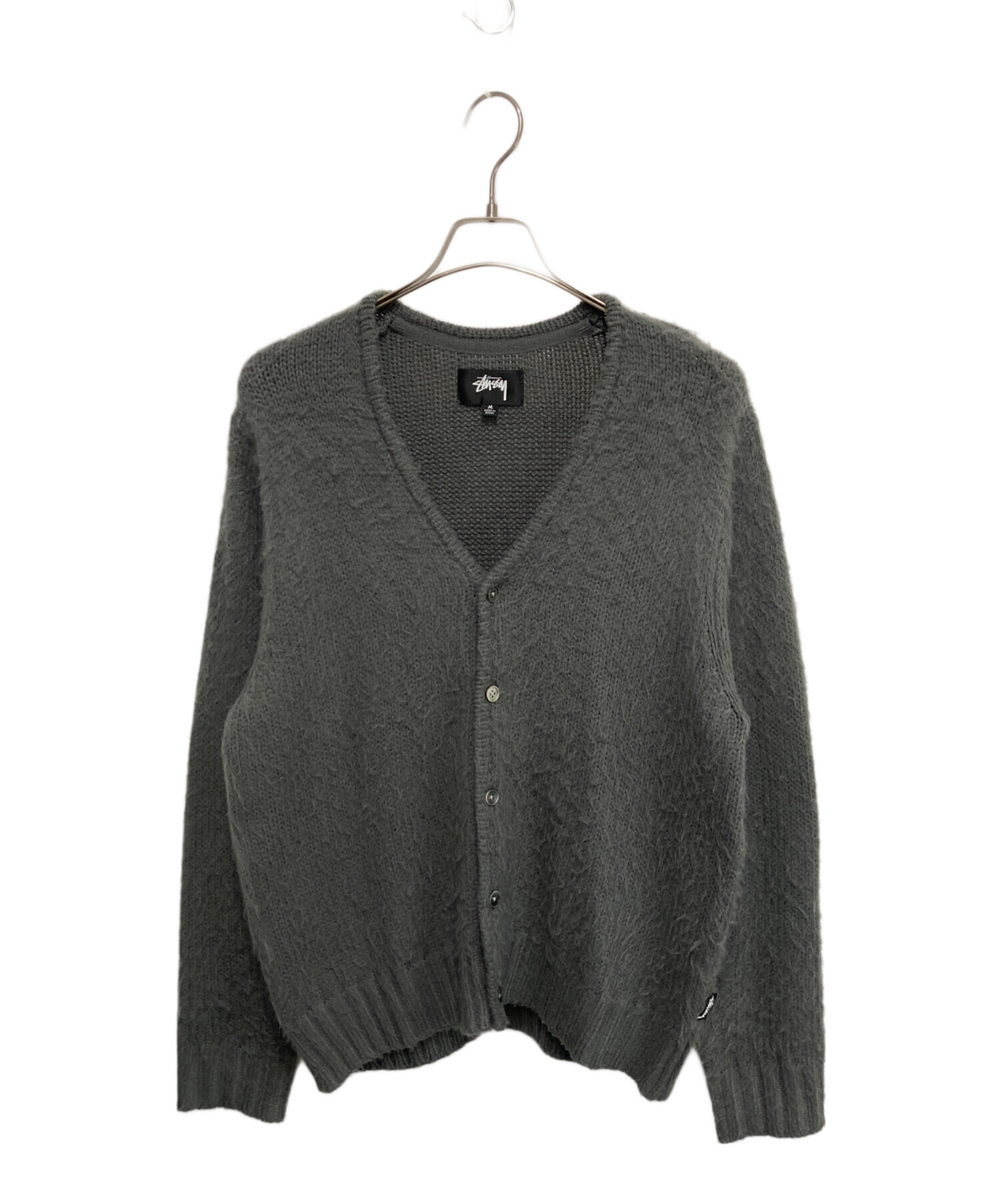 STUSSY Brushed Cardigan ブラック M